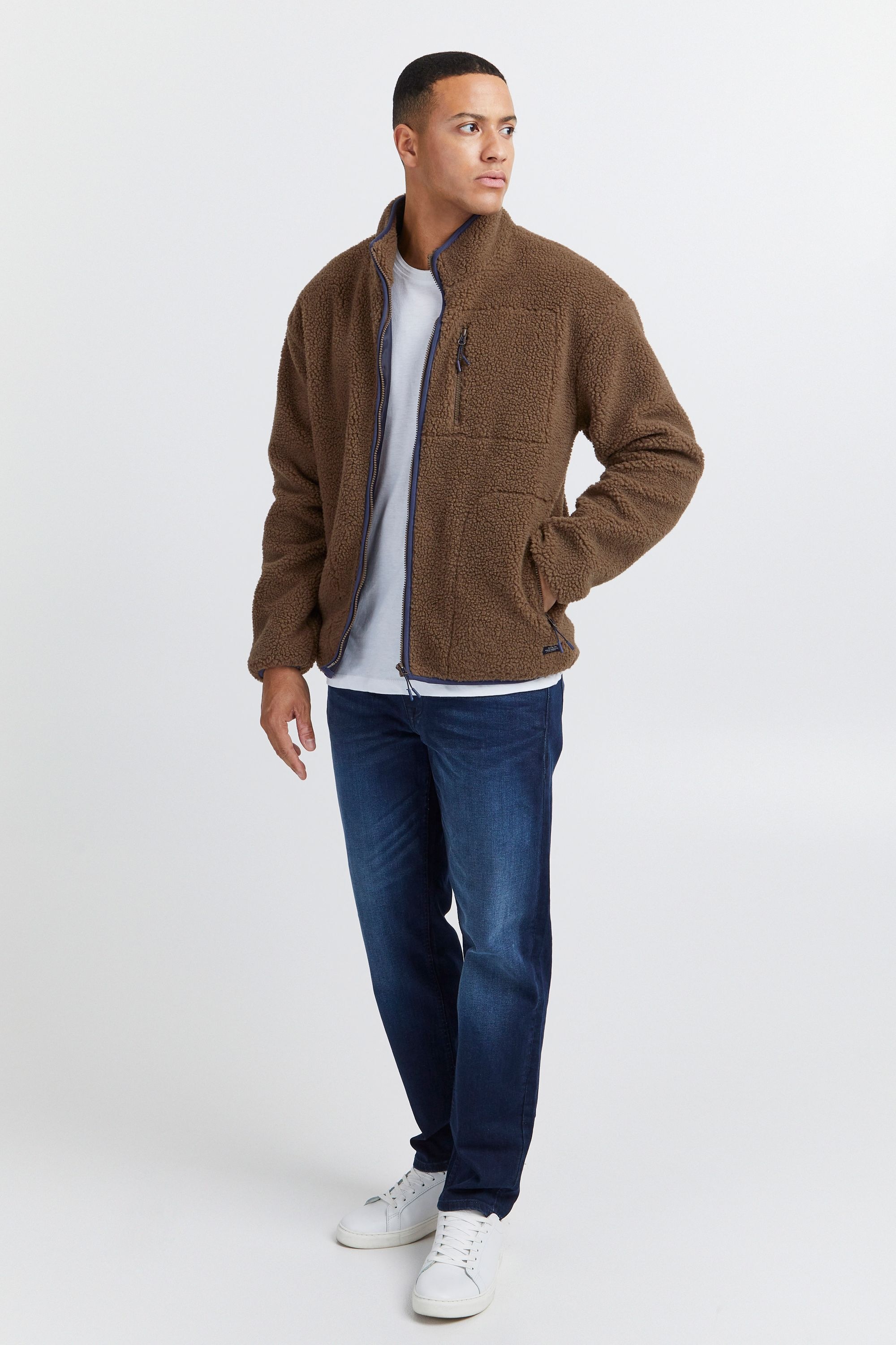 Blend Fellimitatjacke »Fellimitatjacke BHSweatshirt«, ohne Kapuze