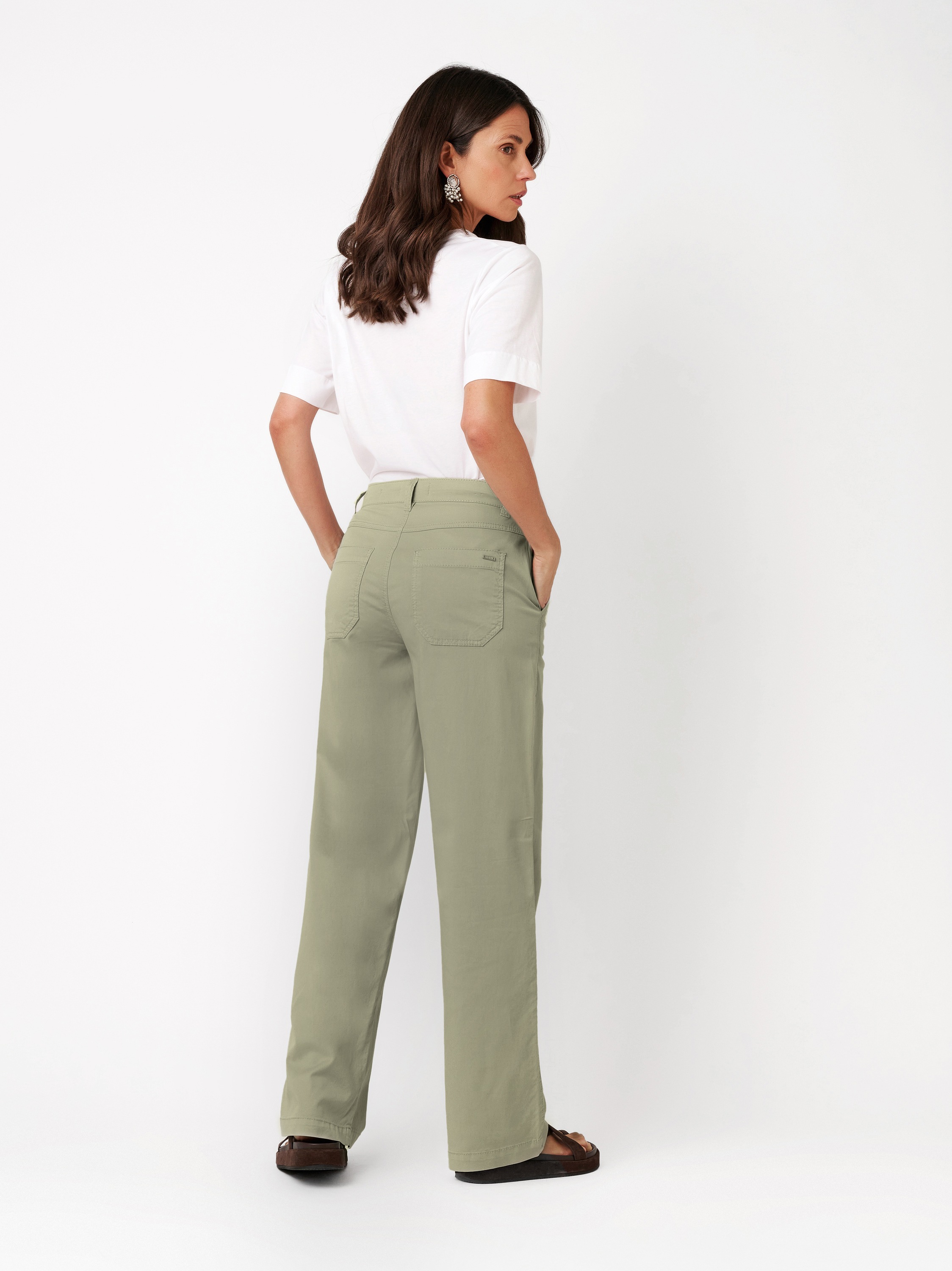 TONI 5-Pocket-Hose »Liv Wide«  aus Baumwollmix mit Modal, Regular-Fit - auch in Kurzgröße erhältlich