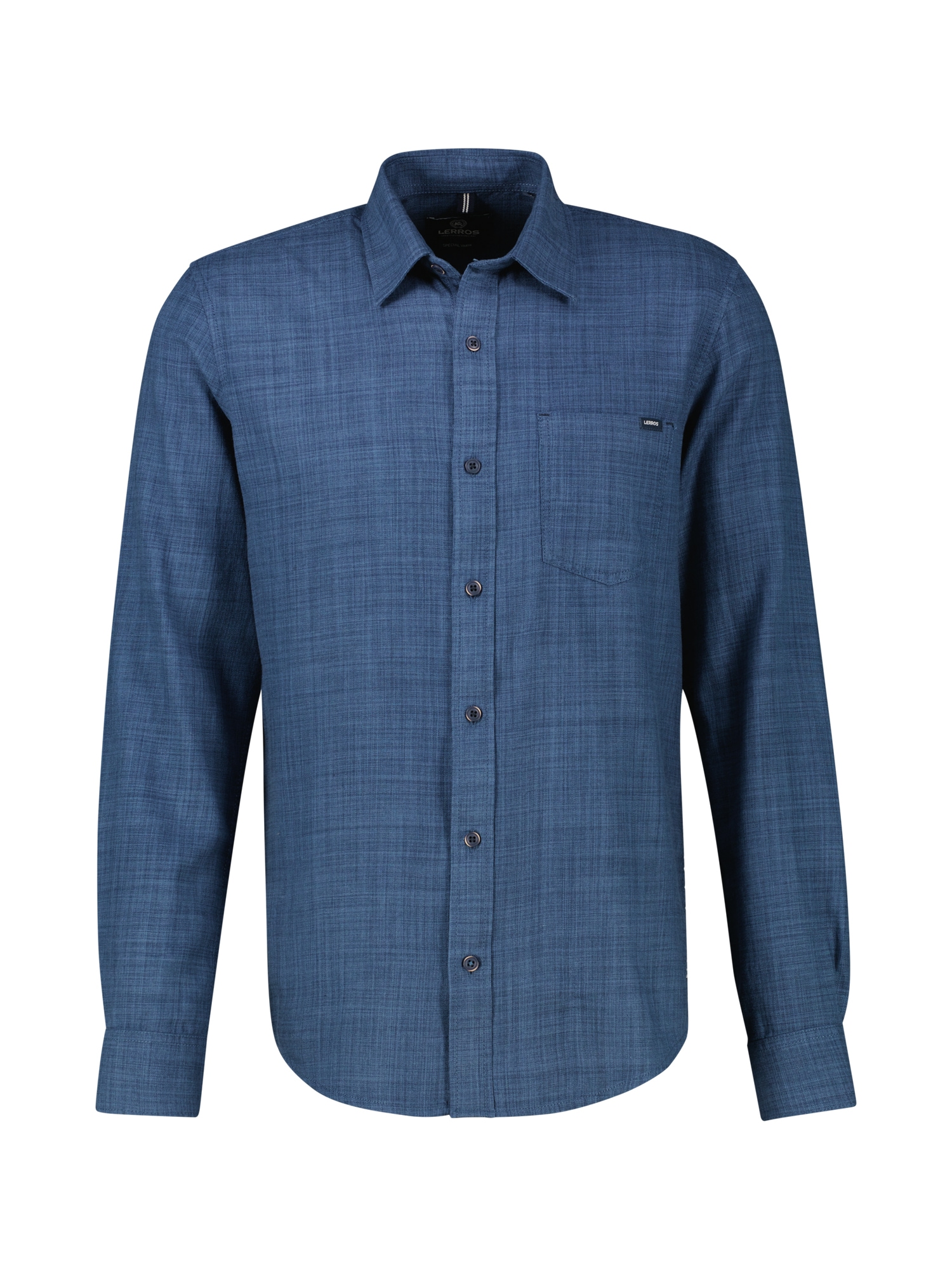 LERROS Langarmhemd »LERROS Herrenhemd, Fancy-Twill«