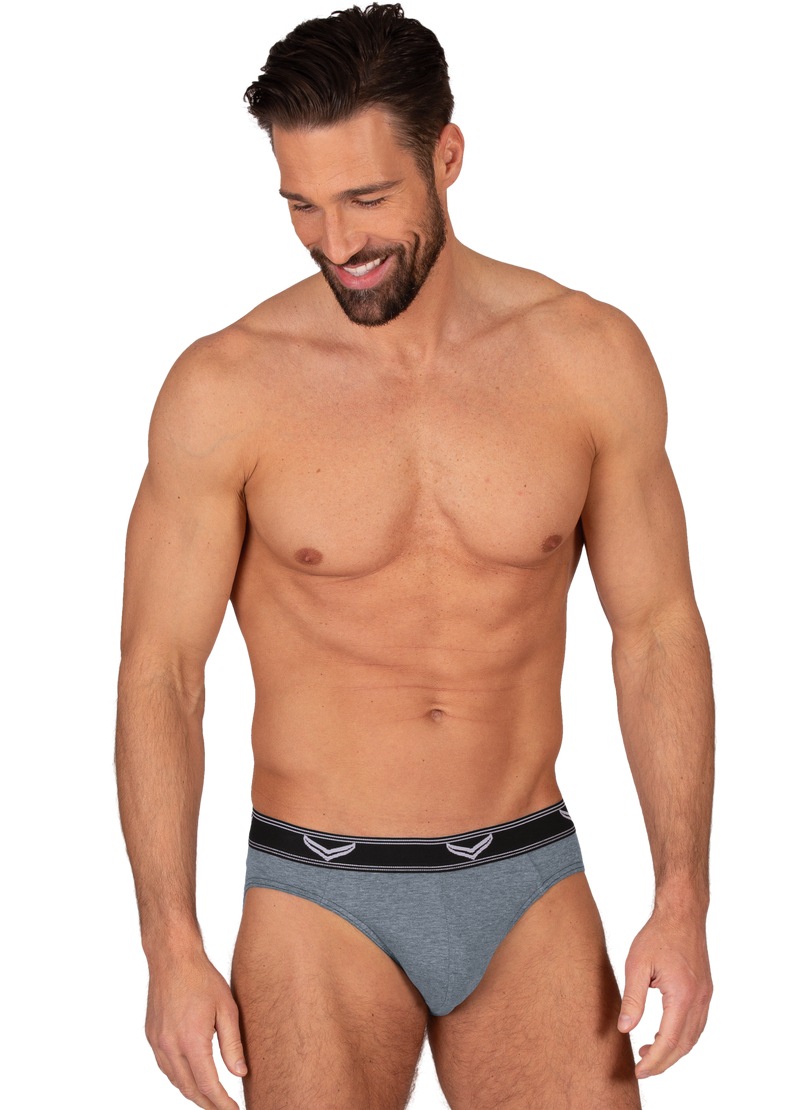 Trigema Herren Slip »TRIGEMA Sportslip im Doppelpack« 2 Stk. tlg. in grau, Größe S