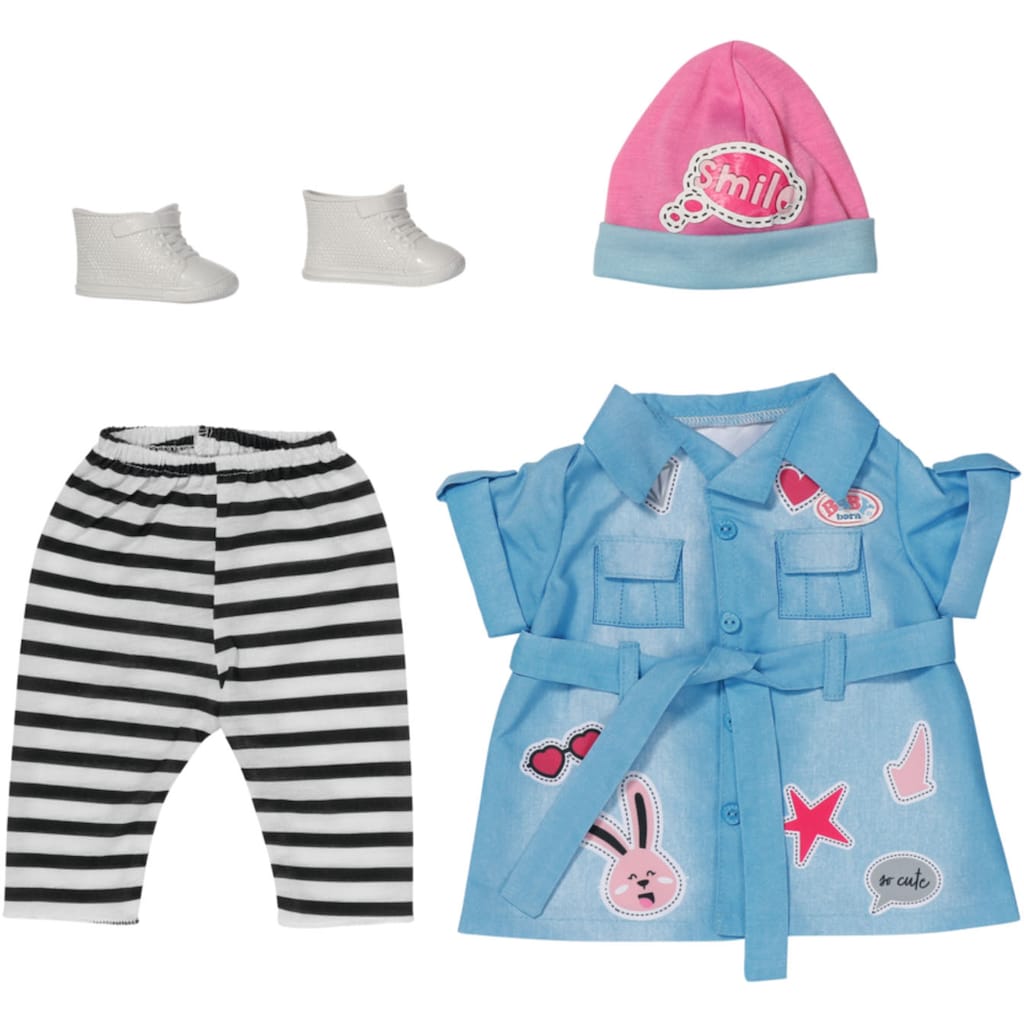 Baby Born Puppenkleidung »Deluxe Jeans Kleid, 43 cm«