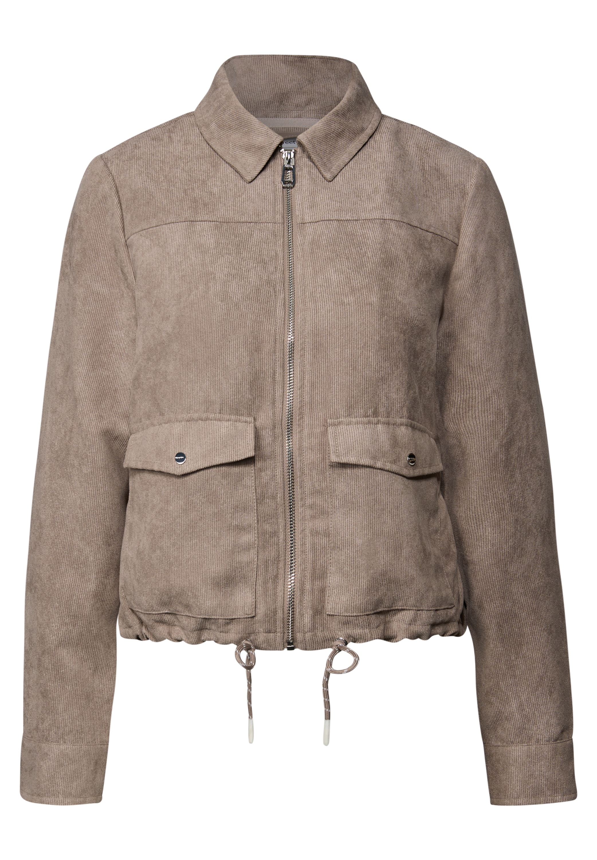 STREET ONE Cordjacke, mit Zipper
