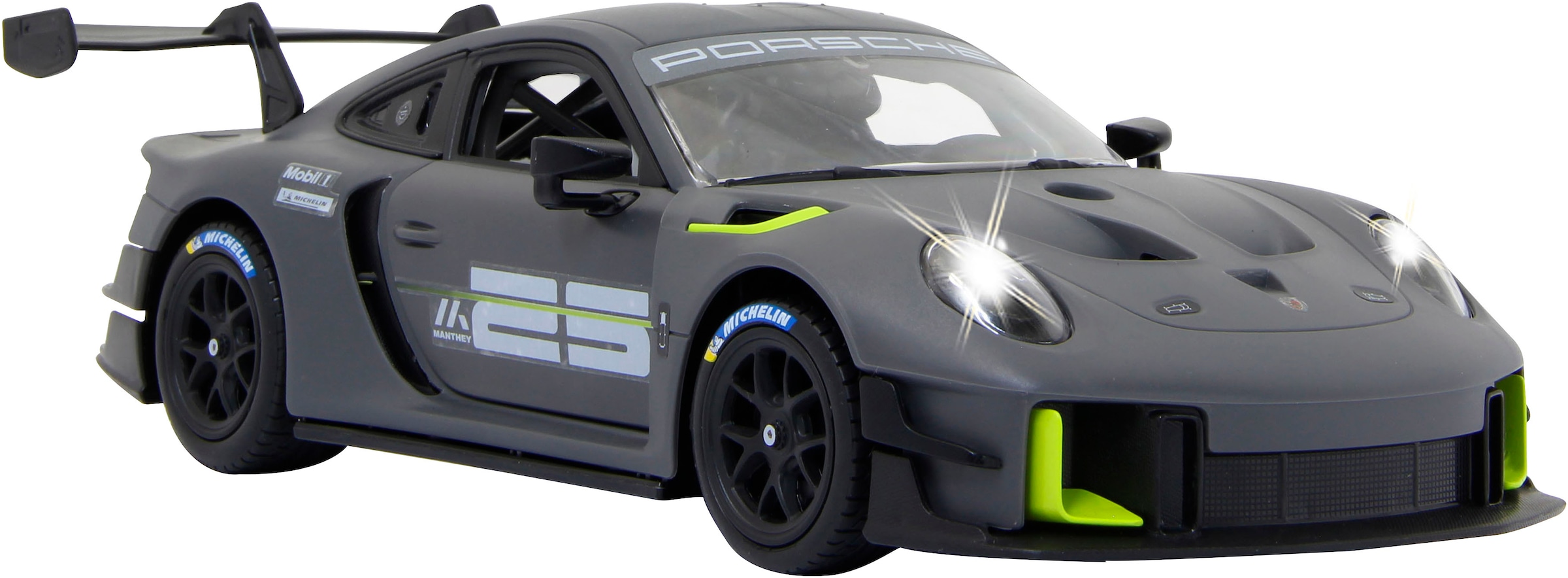 Jamara Modellbausatz »RC-Auto Porsche 911 GT2 RS Clubsport 25 1:18 grau 2,4 GHz«, 1:18