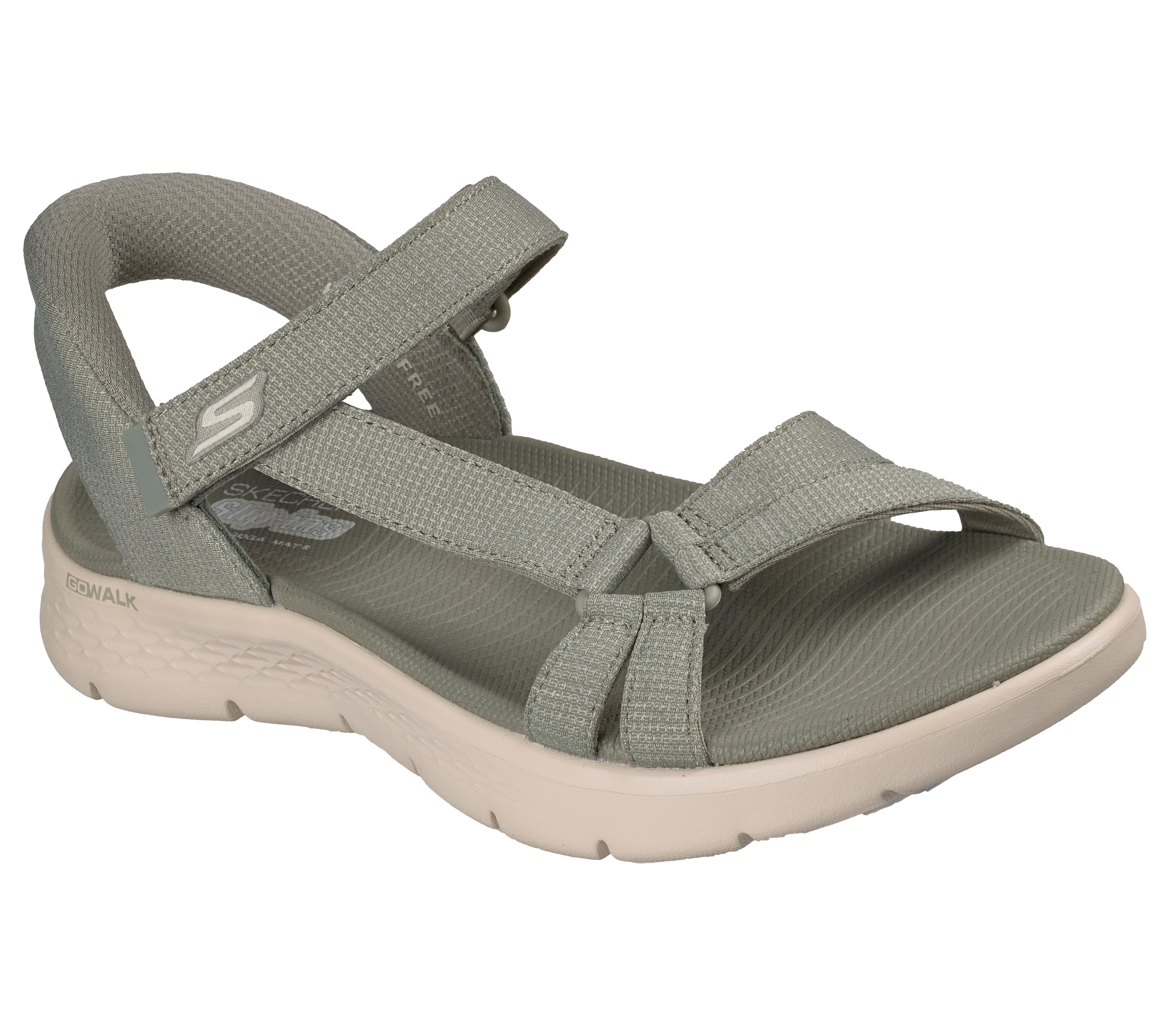 Skechers Sandale »GO WALK FLEX SANDAL-ILLUMINATE«  Sandalette, Trekking Sandale mit Gogo Mat Fußbett