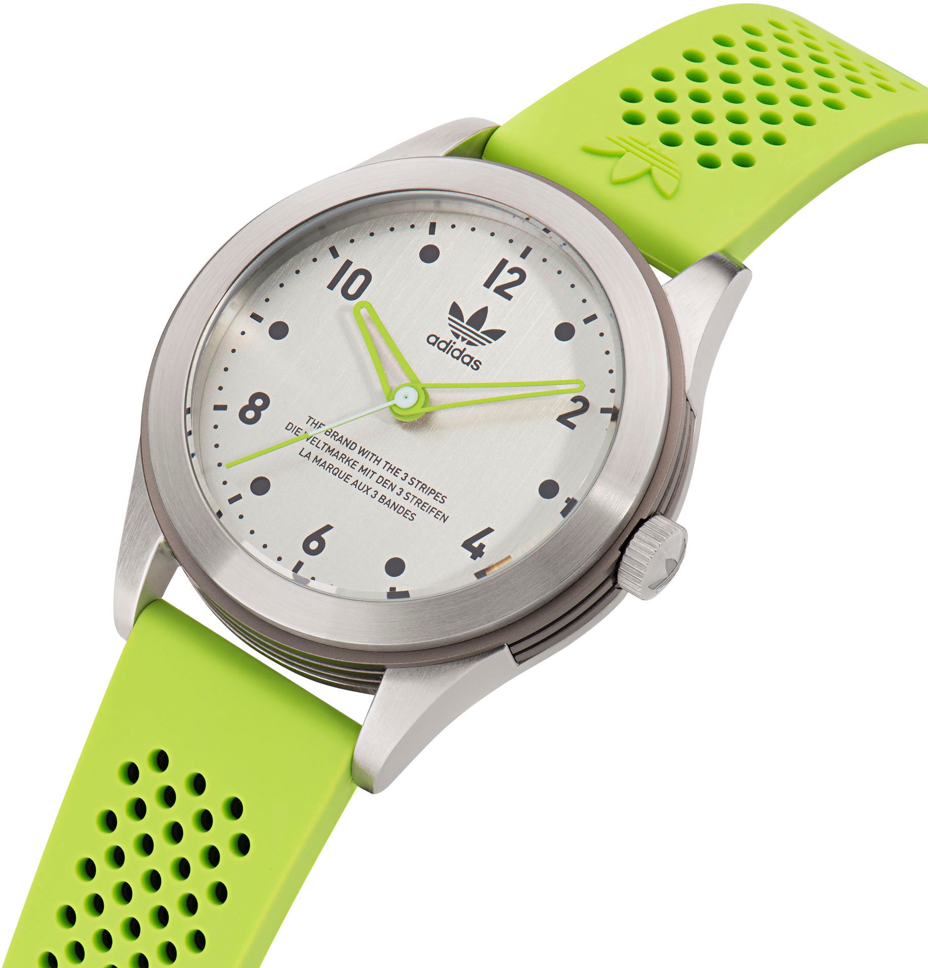 adidas Originals Quarzuhr »CODE THREE«, Armbanduhr, Damenuhr, Herrenuhr, Silikonarmband