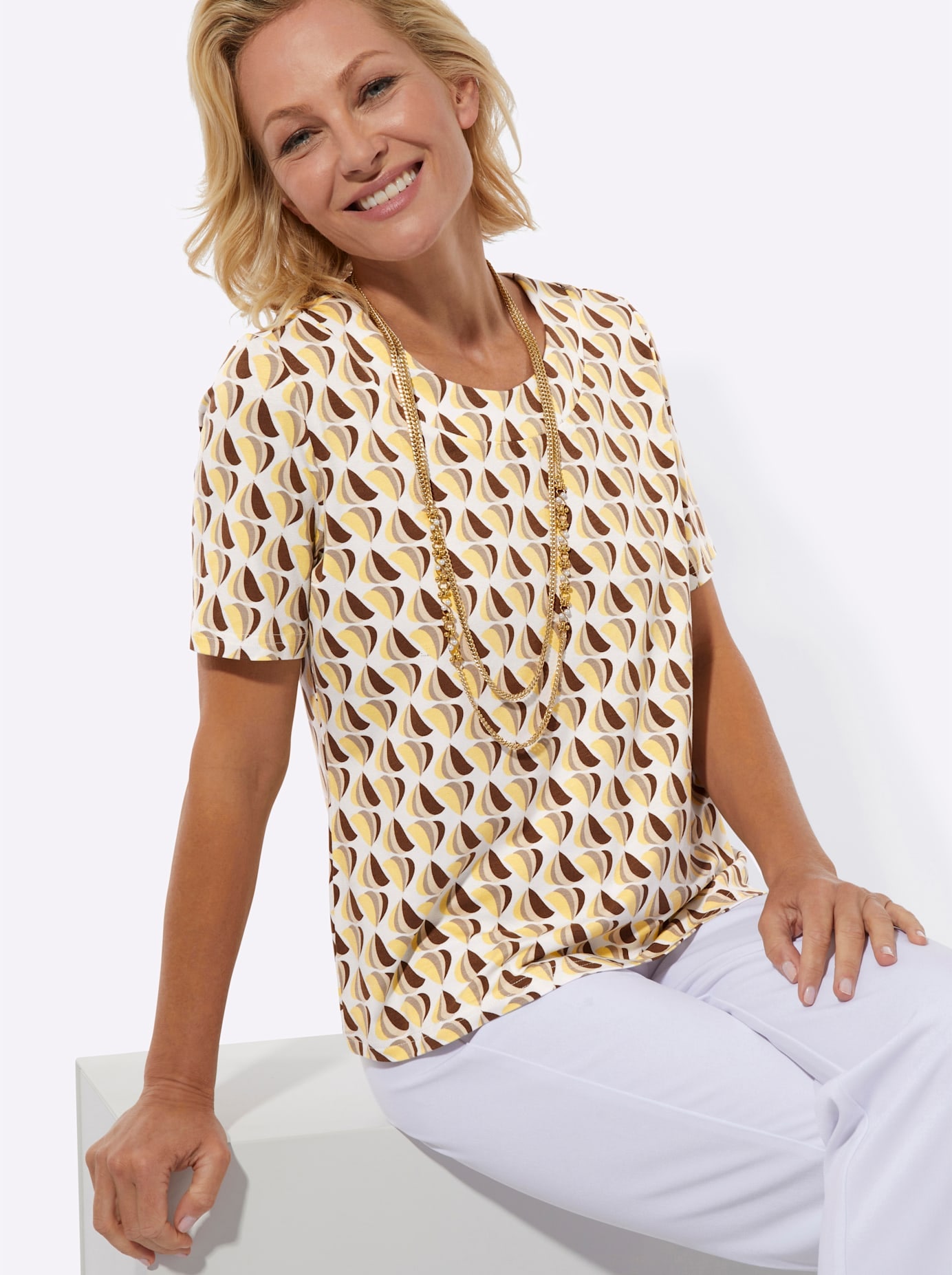 Classic Rundhalsshirt »Rundhals-Shirt« 1 tlg.