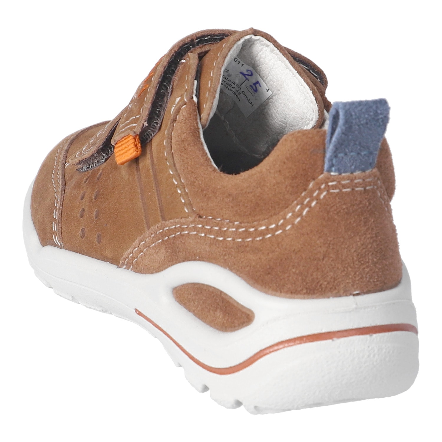 Ricosta Sneaker »June«  Halbschuh mit Klett, Größenschablone zum Download, WMS: weit