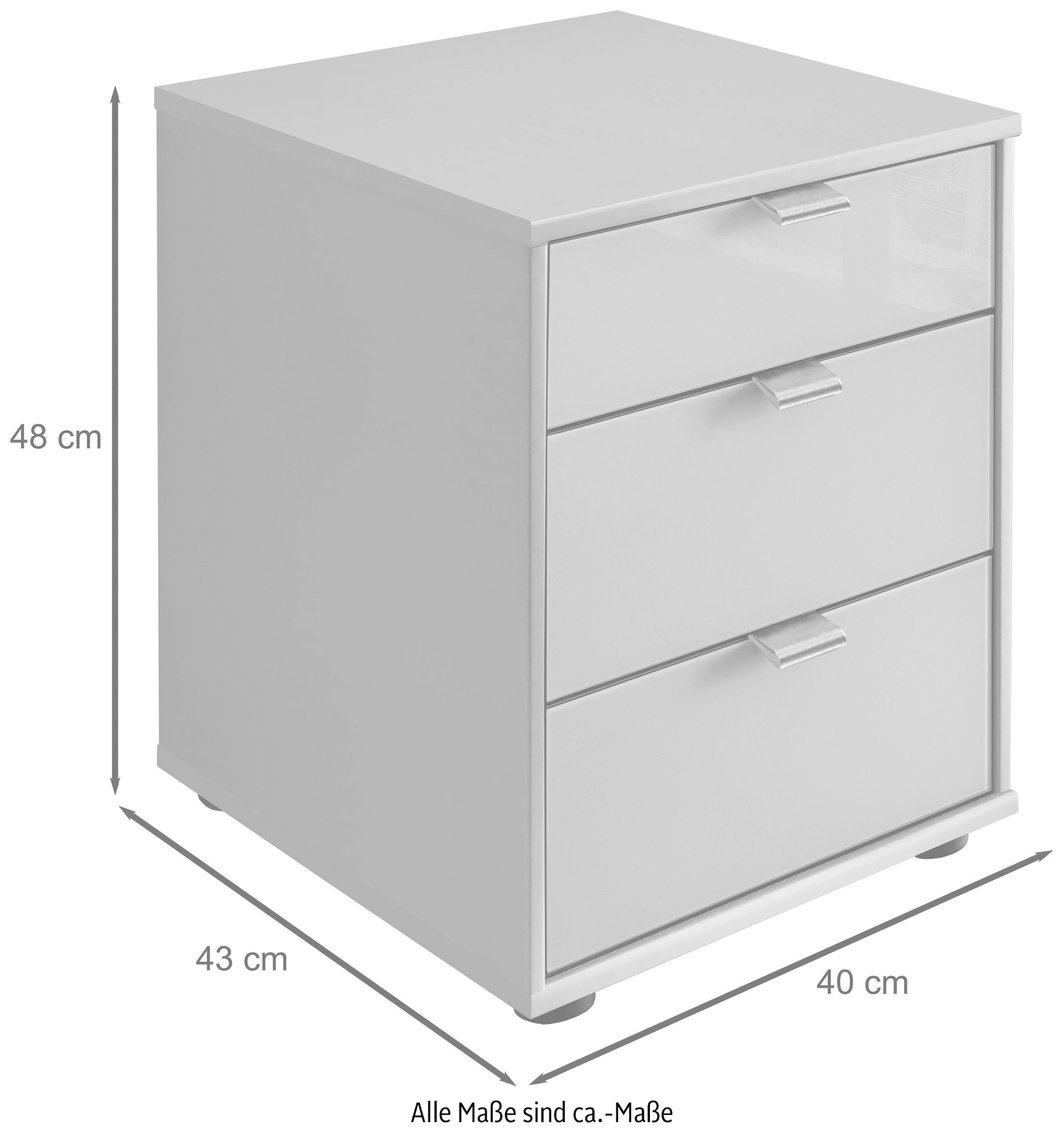 WIEMANN Nachtkonsole »Quito« vormontiert, inkl. Dämpfung