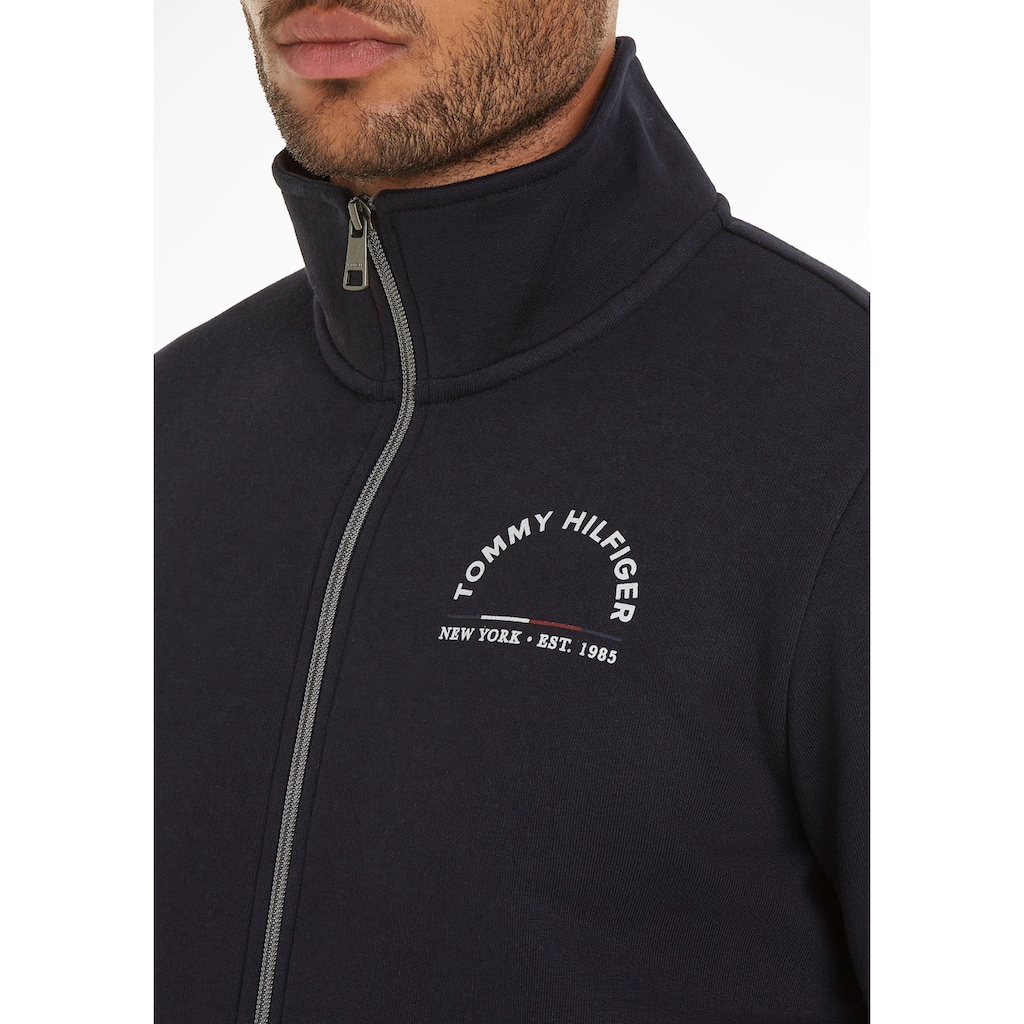 Tommy Hilfiger Sweatjacke »SHADOW HILFIGER REG STAND COLLAR«