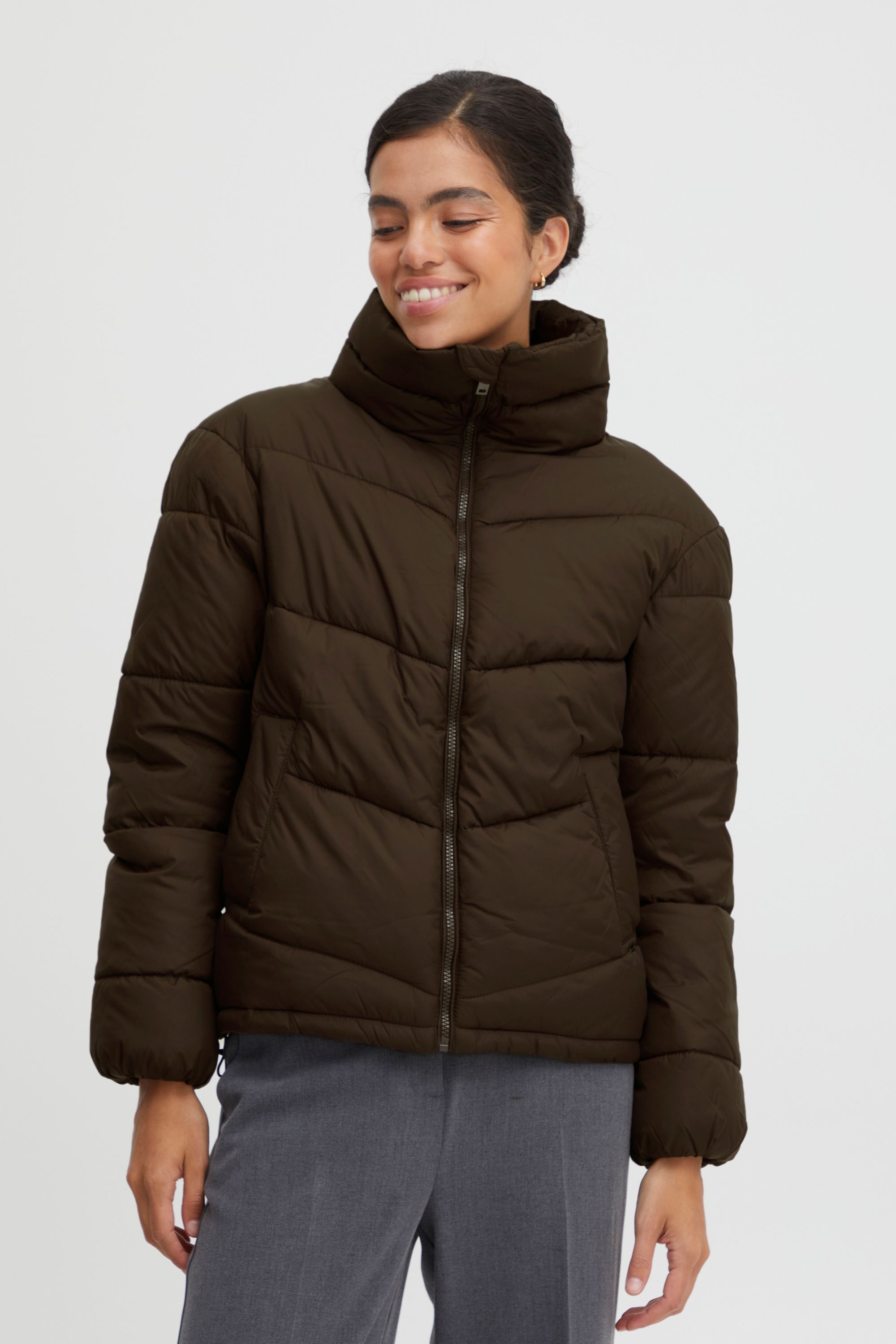 b.young Steppjacke »Steppjacke BYBomina«, ohne Kapuze