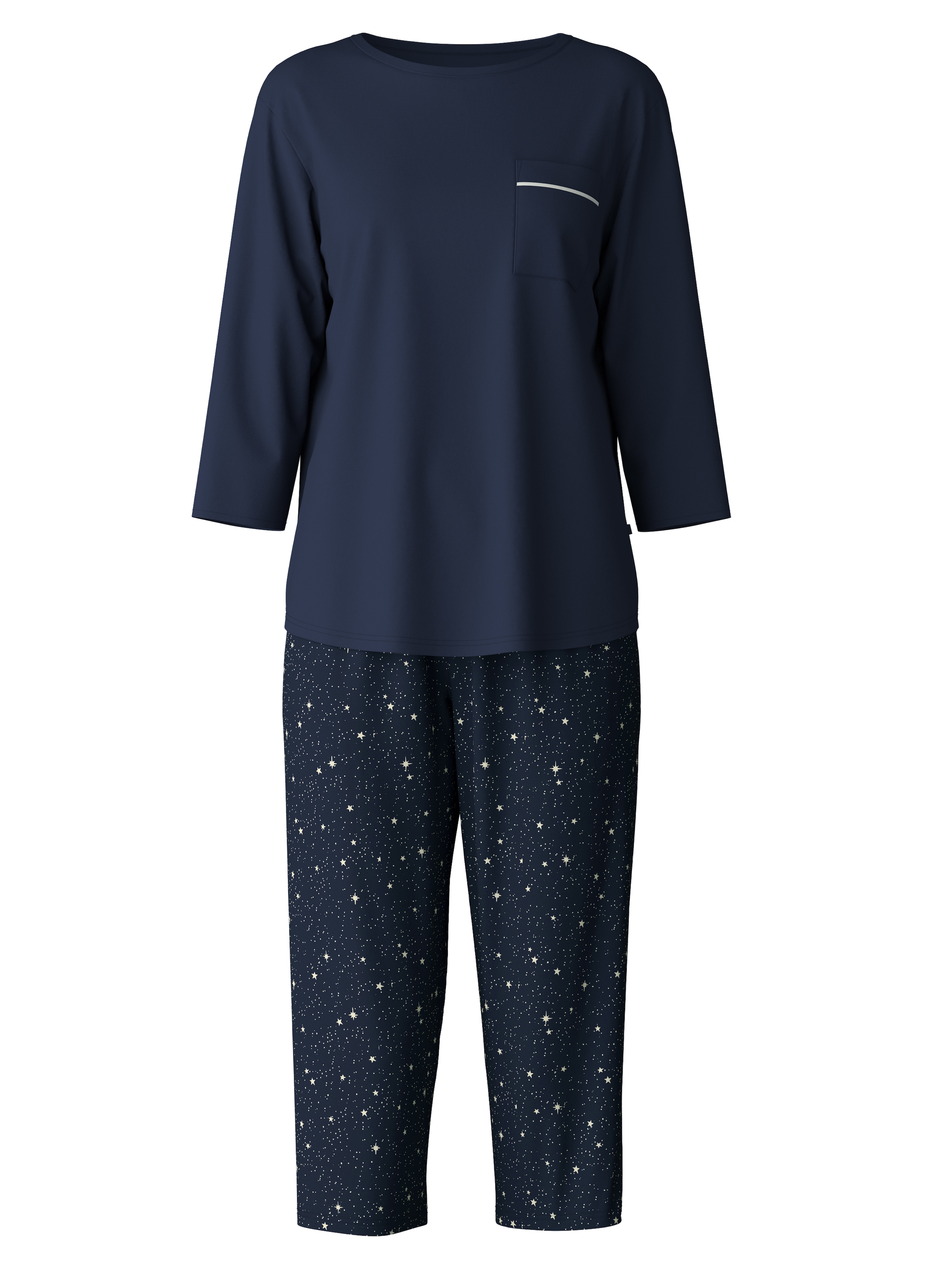 CALIDA Pyjama »Sweet Dreams«, (2 tlg.), mit aufgesetzter Brusttasche