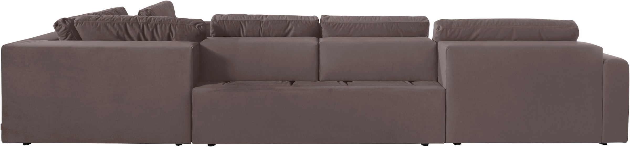 Places of Style Wohnlandschaft »Bloomfield, Mega Polsterprogramm, Breite 405cm, viel Platz, U-Form«, mit extra tiefer Sitzfläche, wahlweise mit Sitztiefenverstellung