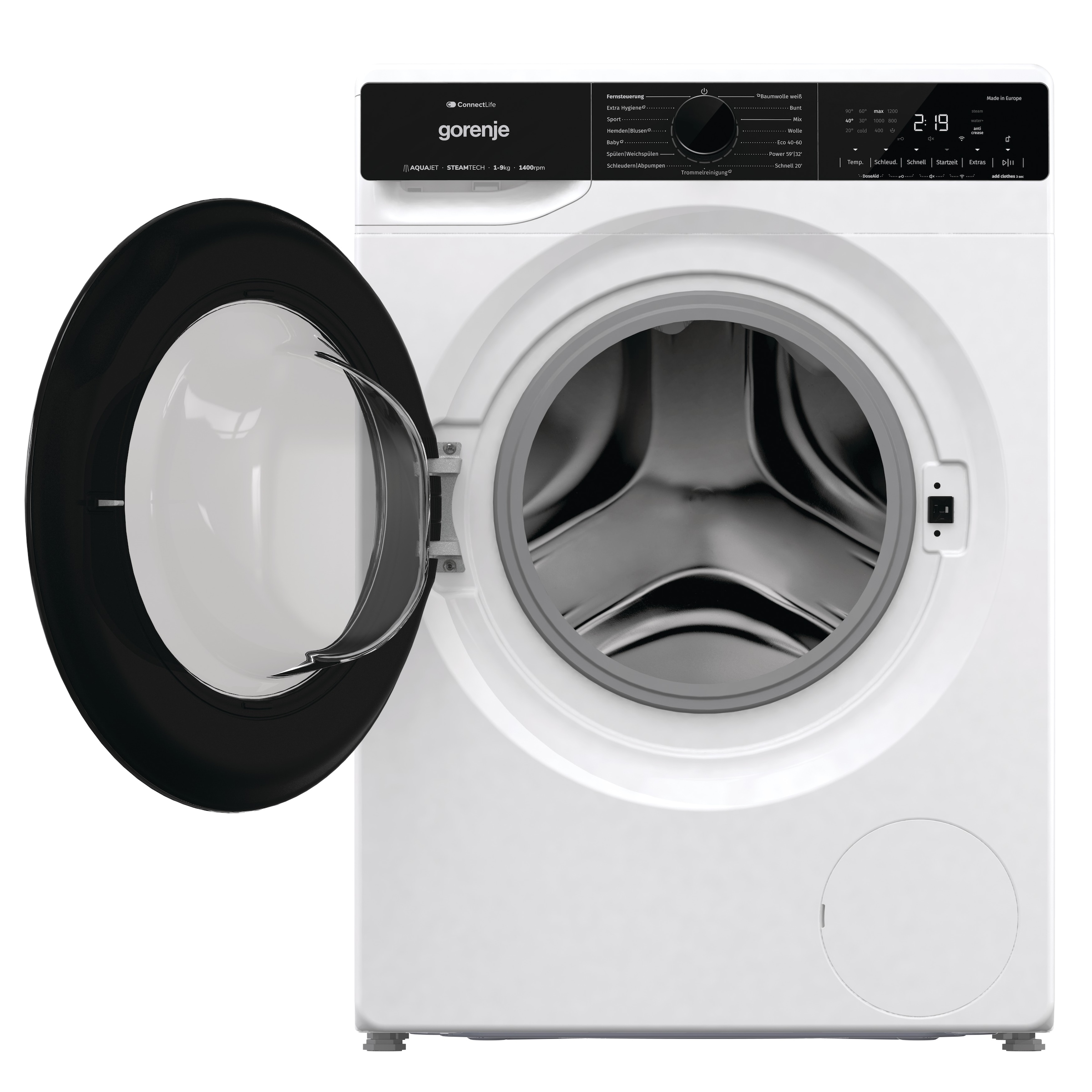 GORENJE Waschmaschine »WPNA94A1TS«, 9 kg, 1400 U/min, Energieklasse A-10%