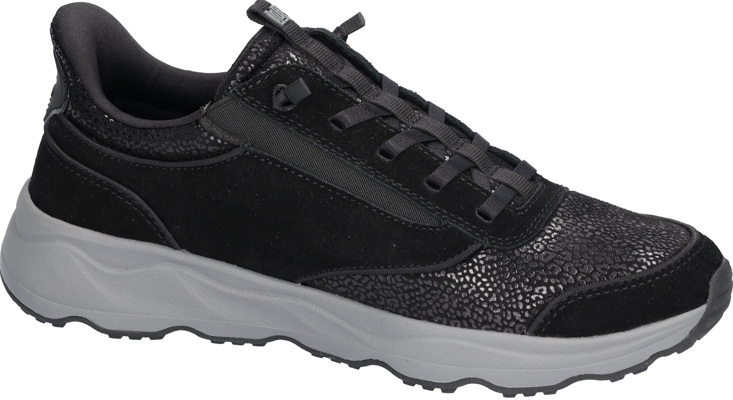 Waldläufer Slip-On Sneaker »H-Tessi-Soft«  Sneaker mit Reißverschluss, Metallic-Akzente, H-Weite