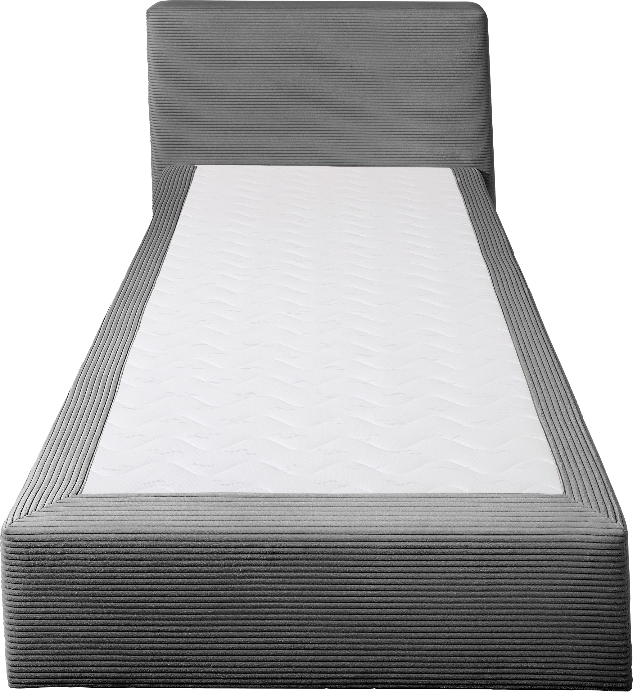 andas Boxspringbett »Åby« In Cord Bezug, wahlweise mit und ohne Matrazte erhältlich