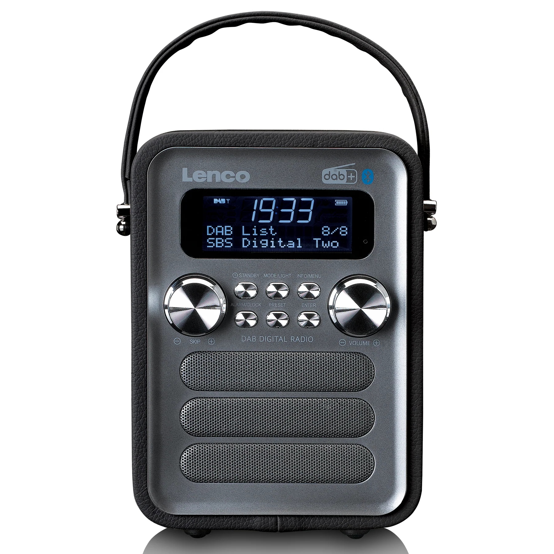 Lenco Digitalradio (DAB+) »PDR-051« (Bluetooth Digitalradio (DAB+) | FM-Tuner mit RDS ) mit Subwoofer, Bluetooth und Sleep-Timer