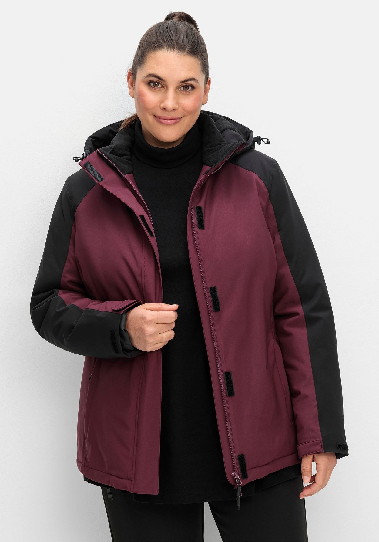 Outdoorjacke »Funktionsjacke atmungsaktiv, wasser- und winddicht«, mit Kapuze,...