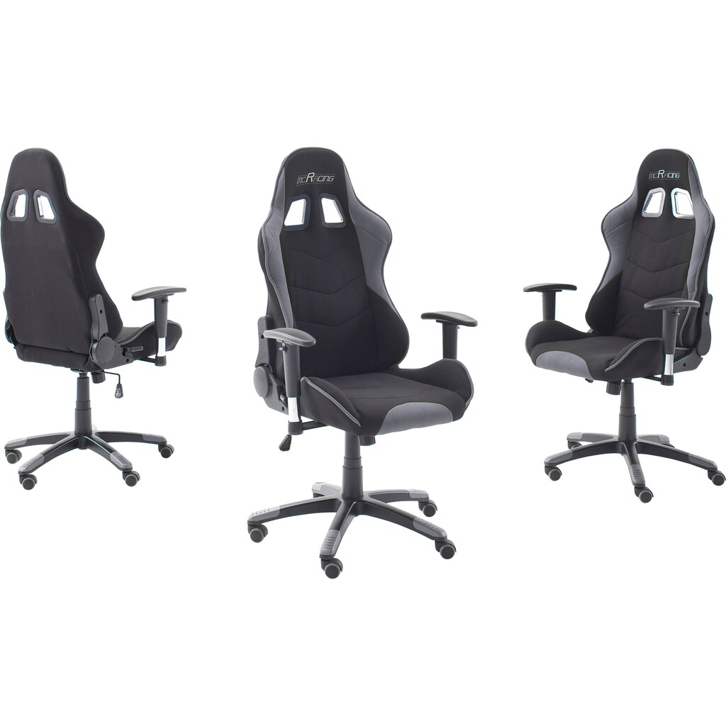 MCA furniture Gaming Chair »MC Racing Gaming-Stuhl«, (Set), 1 St., Stoff, MC Racing Gaming-Stuhl