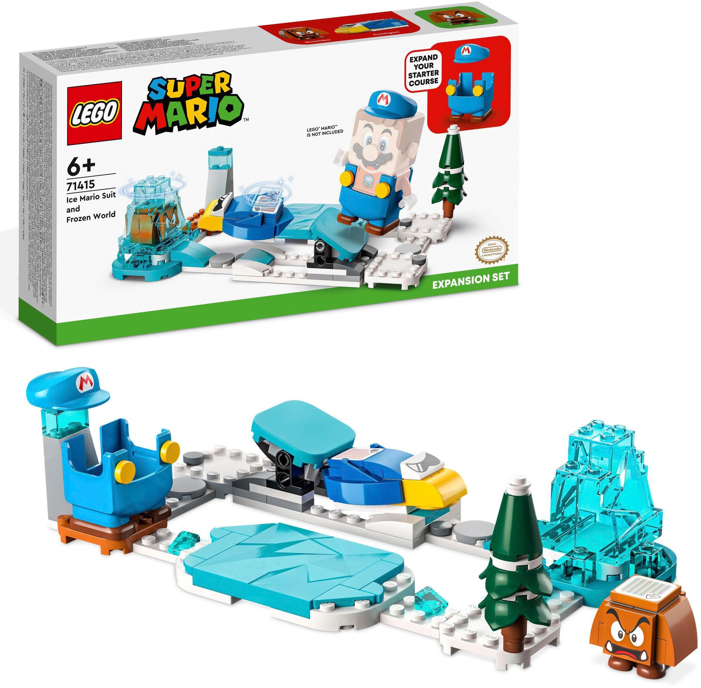 LEGO® Konstruktionsspielsteine »Eis-Mario-Anzug – Erweiterungsset (71415), LEGO® Super... kaufen