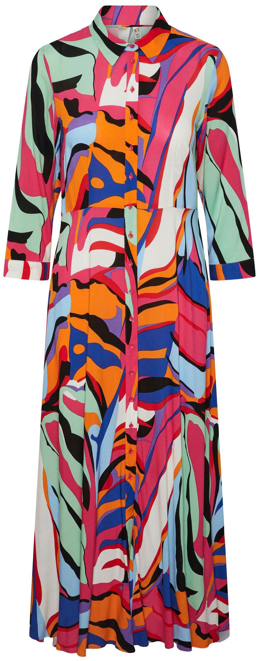 Y.A.S Hemdblusenkleid »YASSAVANNA im OTTO SHIRT Online Ärmel LONG 3/4 DRESS«, kaufen mit Shop
