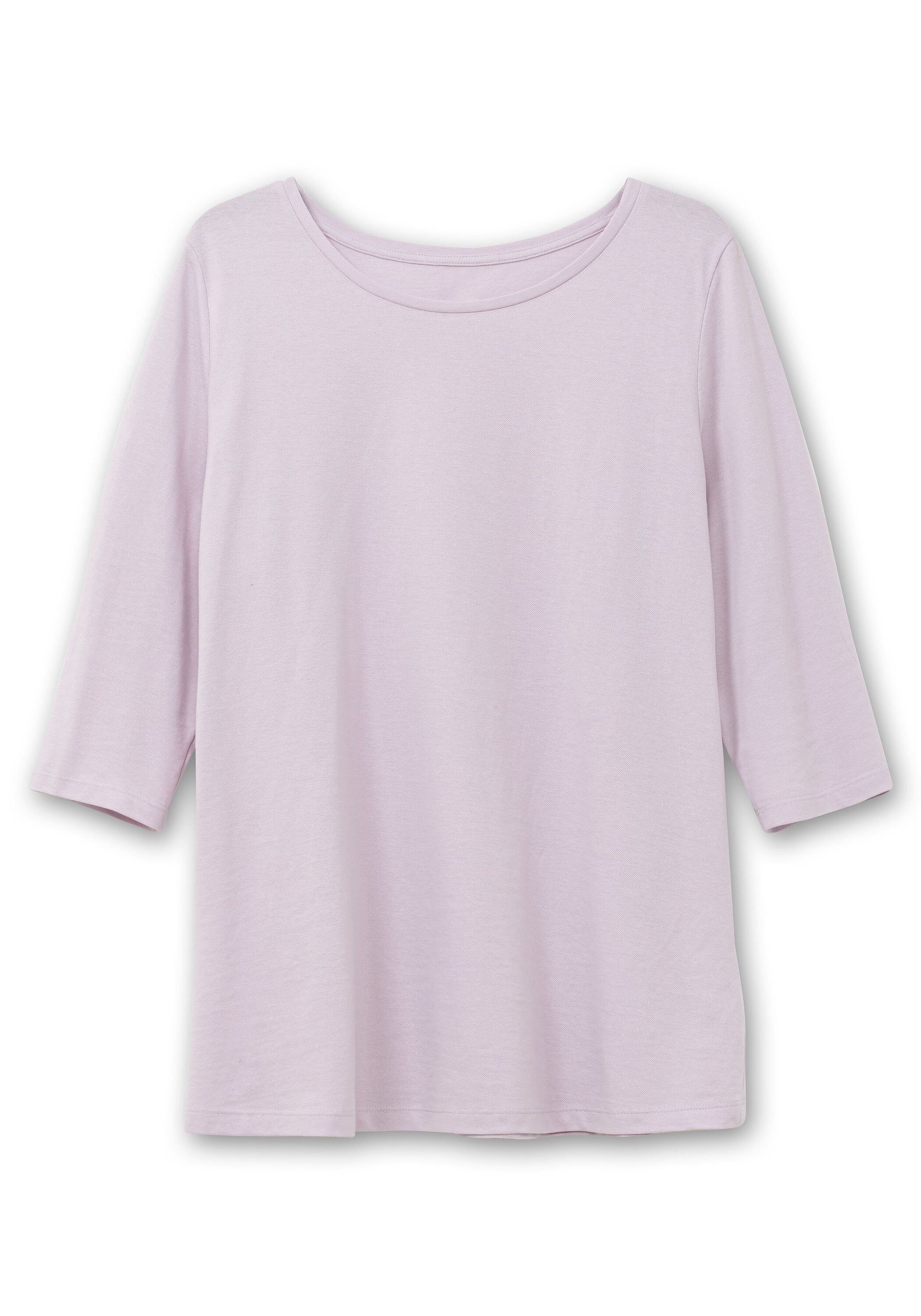 Sheego 3/4-Arm-Shirt »Shirt in Baumwoll-Piqué-Qualität«, in Baumwoll-Piqué-Qualität