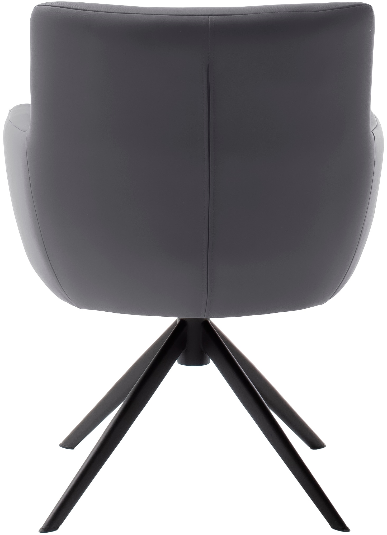 MCA furniture 4-Fußstuhl »WILSON Esszimmerstuhl, Armlehnstuhl, Polsterstuhl, modern«, (Set), 2 St., Leder, Stuhl, Armlehnenstuhl, drehbar, Taschenfederkern, belastbar 160 kg,XXL