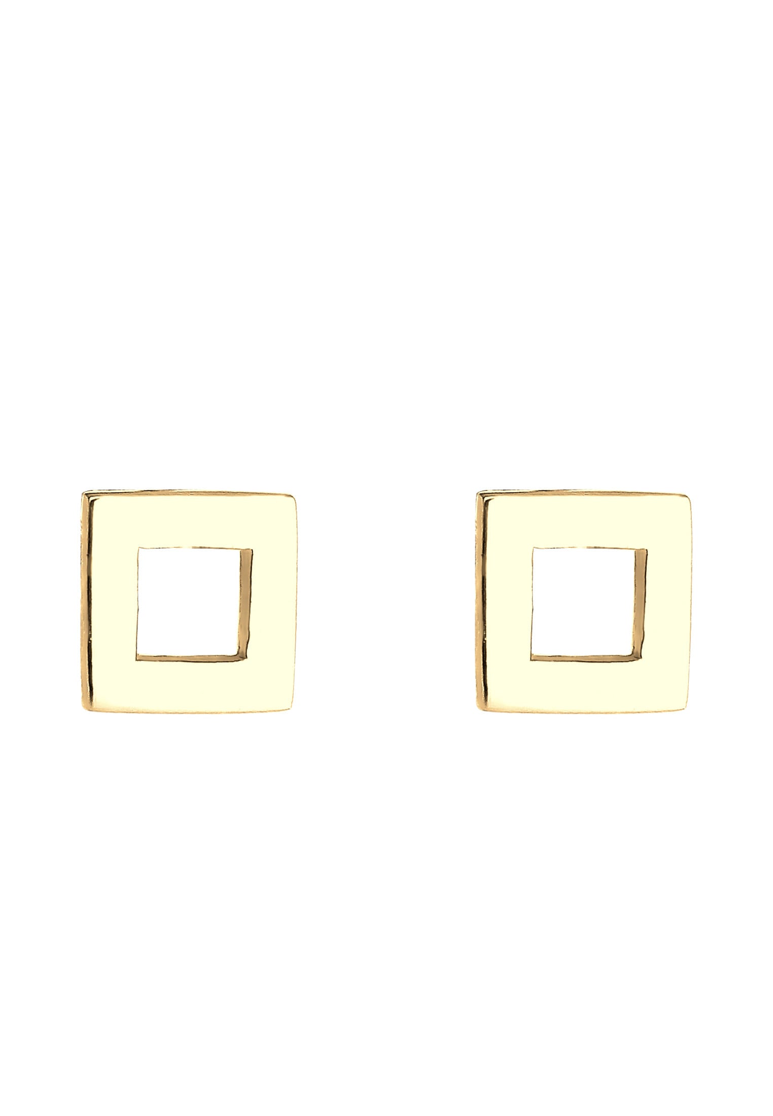 Elli Paar Ohrstecker »Ohrringe Ohrstecker Quadrat 925 Sterling Silber«