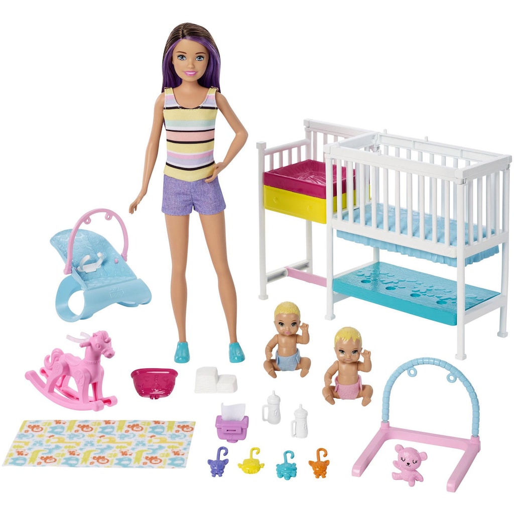 Barbie Anziehpuppe »Skipper Babysitters Kinderzimmer-Spielset«