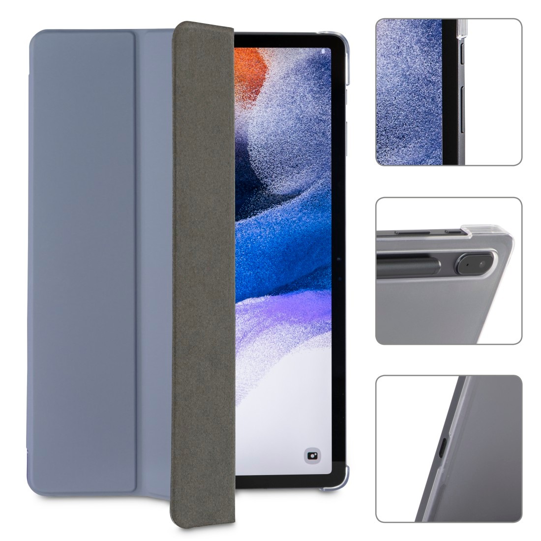 Hama Tablet-Hülle »Tablet Case für Galaxy S7 FE, S7+, S8+, 12,4", aufstellbar, klappbar«, 31,5 cm (12,4 Zoll)