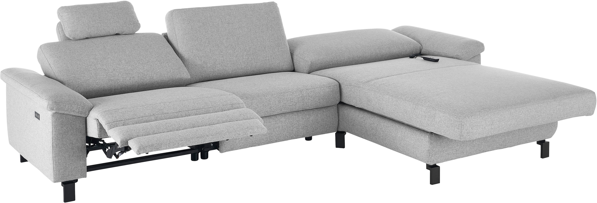3C Candy Ecksofa »Mainau L-Form« Relaxfunktion im 1,5-Sitzer, motorische Schlaffunktion in Longchair