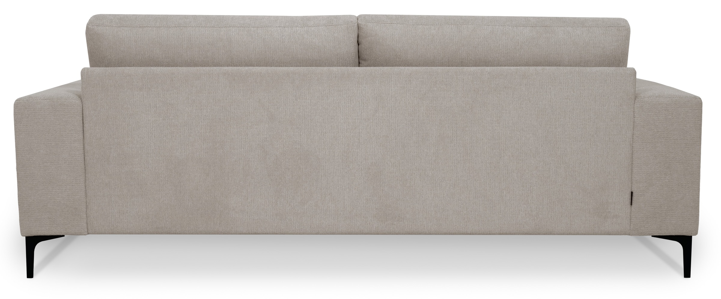 Places of Style 3-Sitzer »Xander«, Breite 224 cm, Soft-Touch Chenille, schwarze Metallfüße