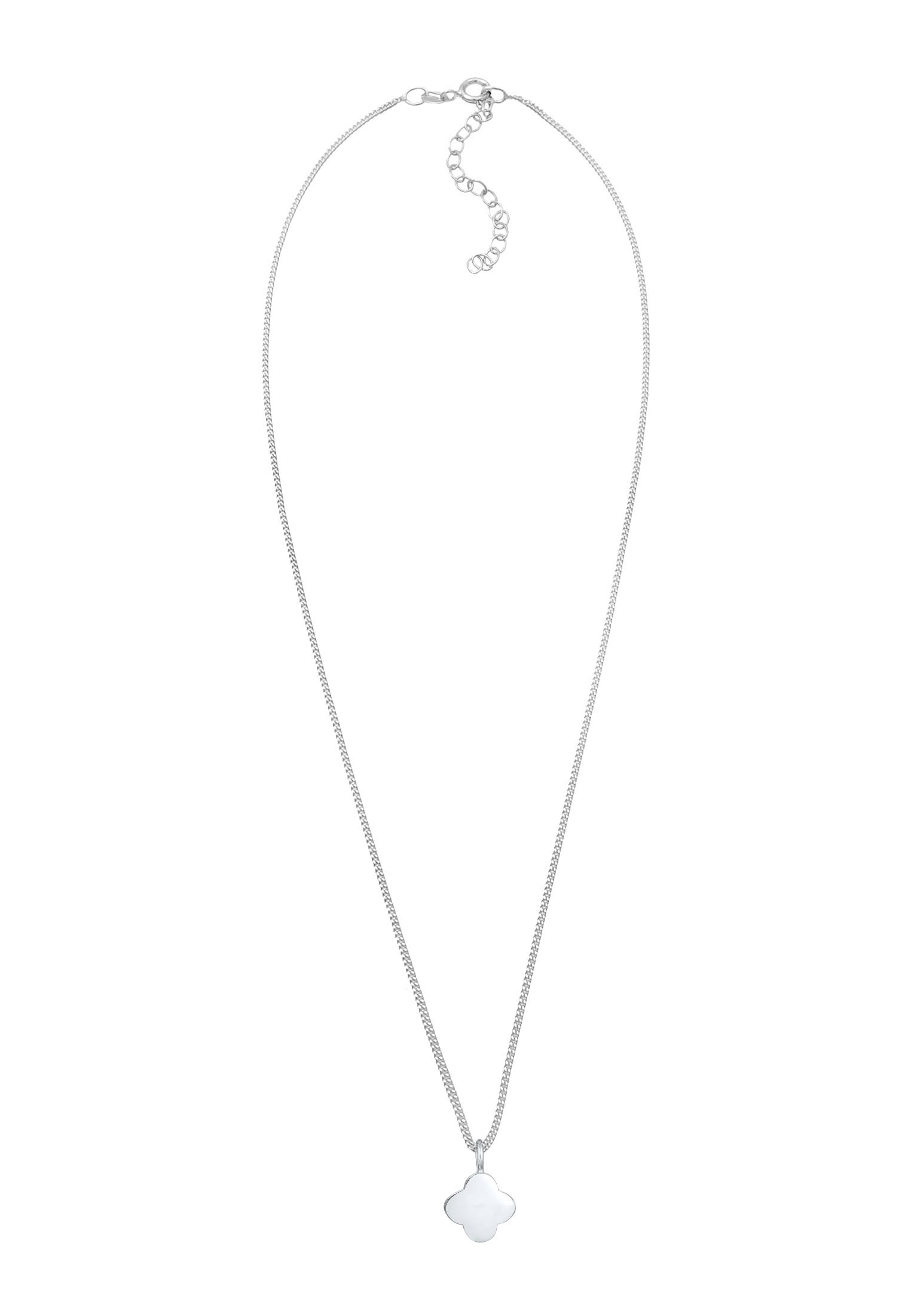 Elli Kette mit Anhänger »Halskette Kleeblatt Glück Symbol Klassisch 925 Silber«