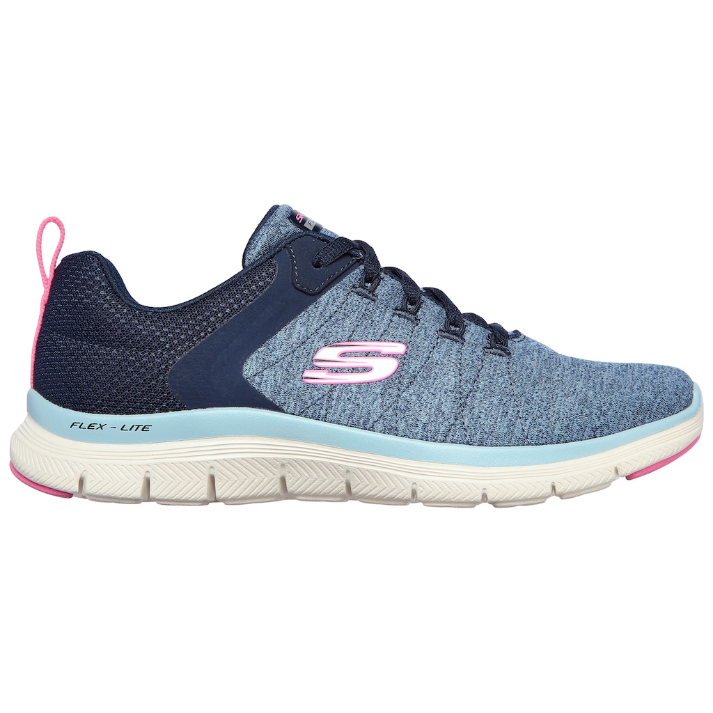 Skechers Sneaker »FLEX APPEAL 4.0 - BRILLIANT VIEW«, für Maschinenwäsche geeignet, Freizeitschuh, Halbschuh, Schnürschuh