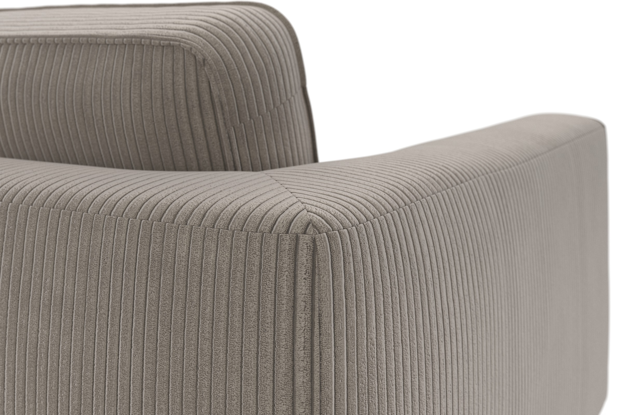 TRENDMANUFAKTUR Ecksofa »Lumber Jack, elegantes Designsofa, zeitlos modern, hoher Sitzkomfort«, wahlweise mit Bettfunktion u. Bettkasten, L-Form