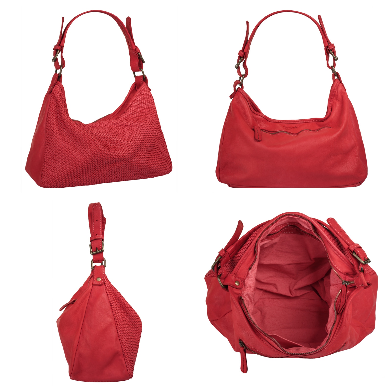 Samantha Look Shopper, echt Leder, Made in Italy