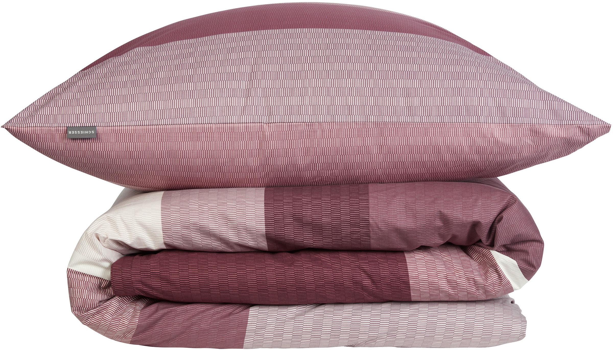Schiesser Bettwäsche »Endy Stripes aus weicher Baumwolle mit großen und kleinen Streifen«, Made in Green
