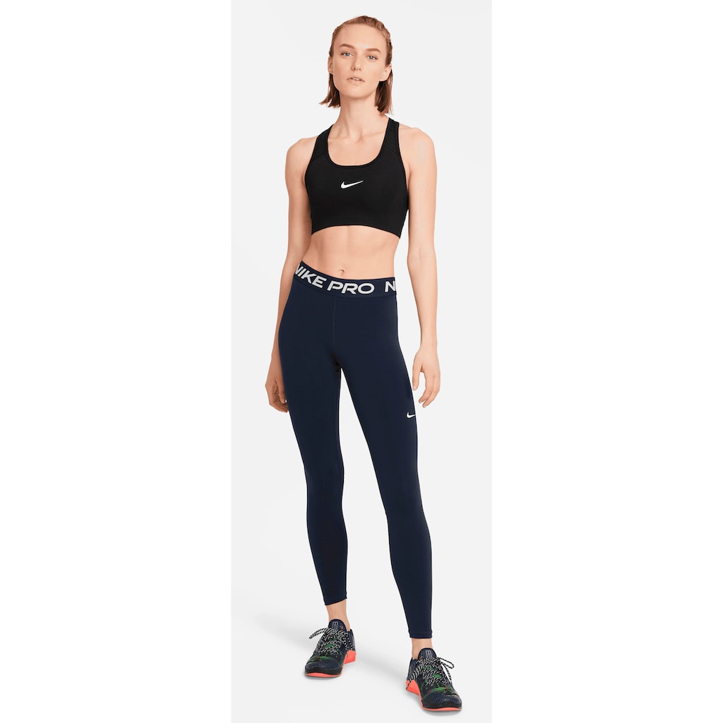 Nike Trainingstights »PRO WOMEN'S MID-RISE MESH-PANELED LEGGINGS«