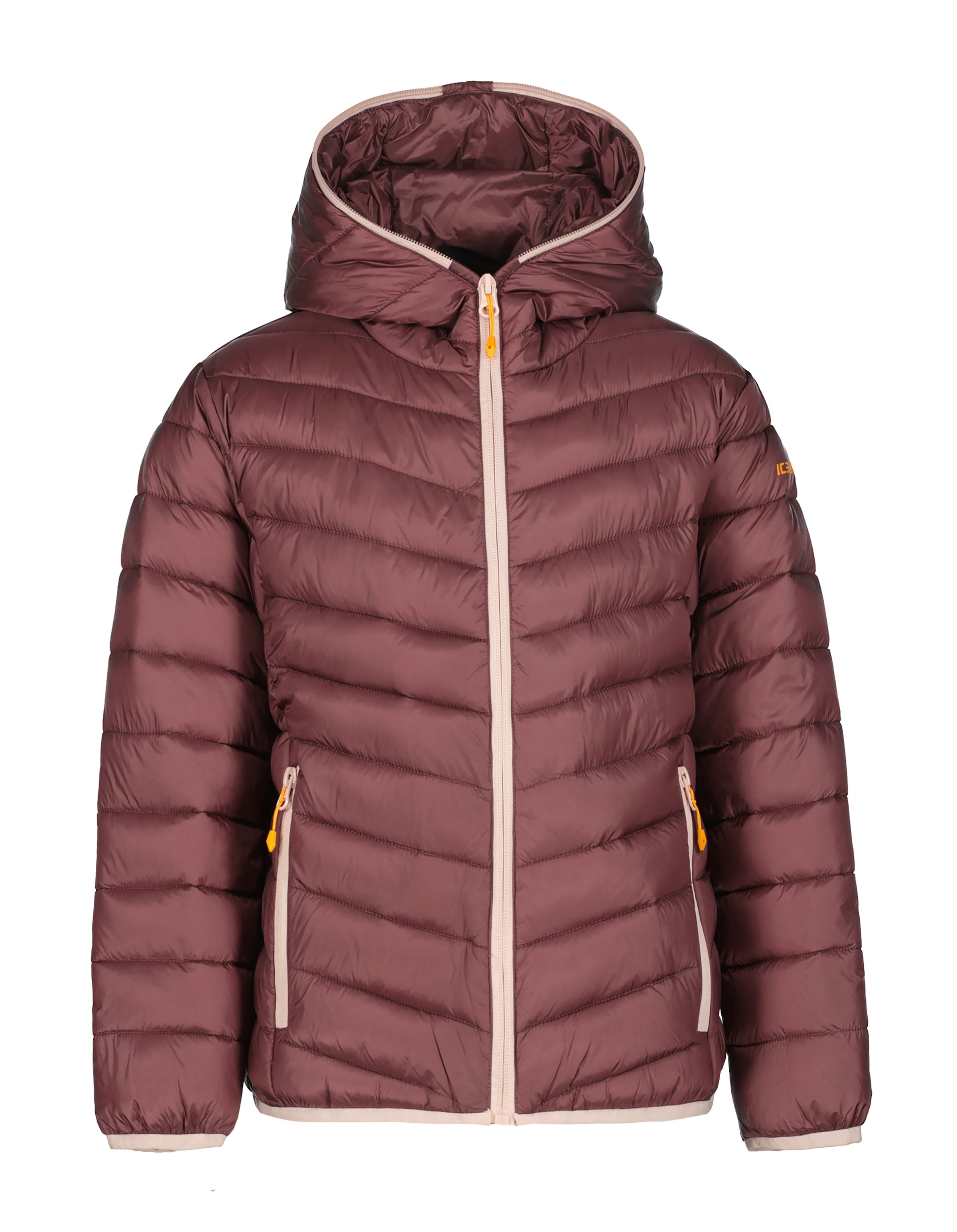 Icepeak Funktionsjacke »PENIG JR - für Kinder«, mit Kapuze, mit kontrastfarbenem Logoschriftzug am Oberarm