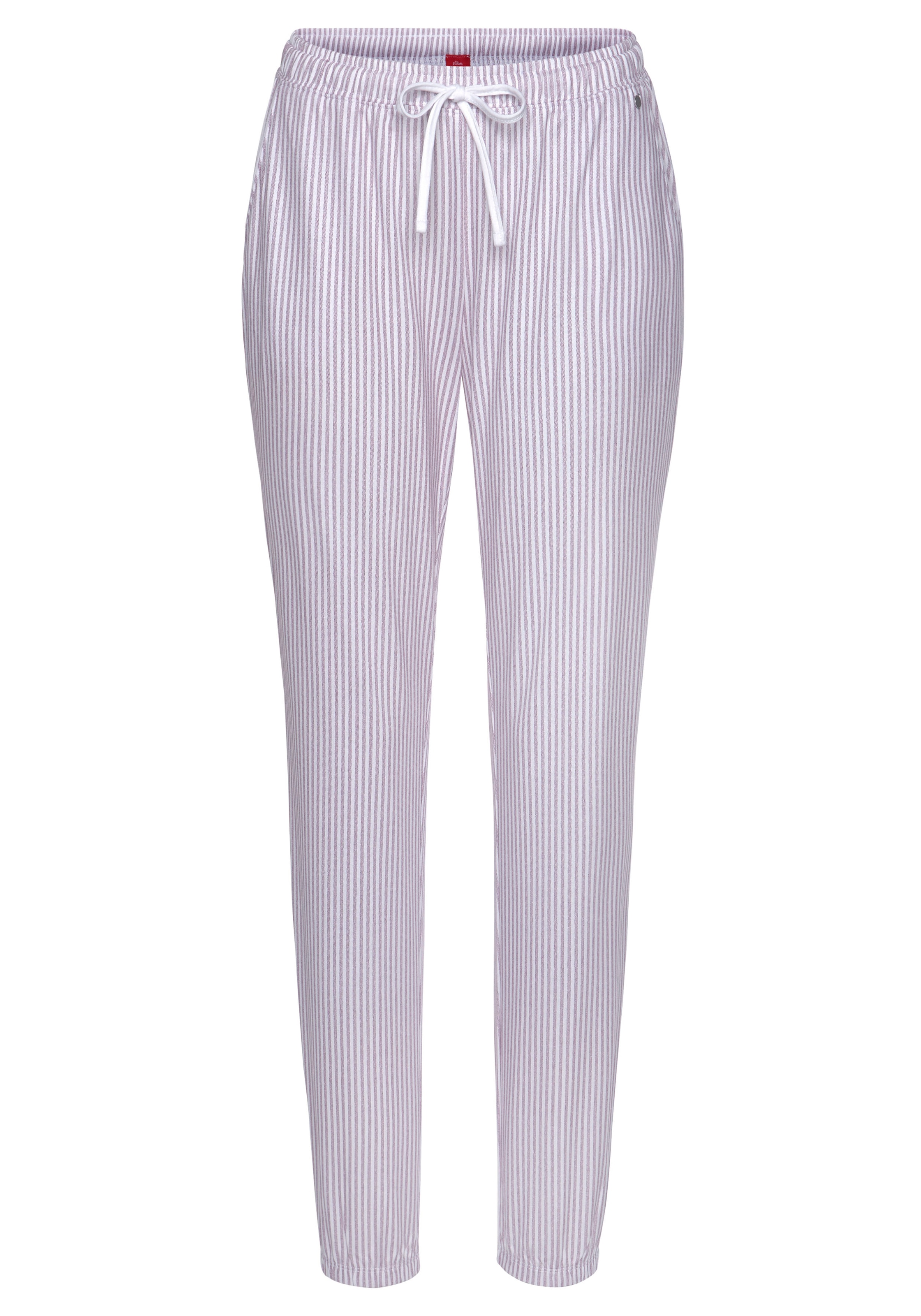 s.Oliver Pyjamahose, mit seitlichen Eingrifftaschen