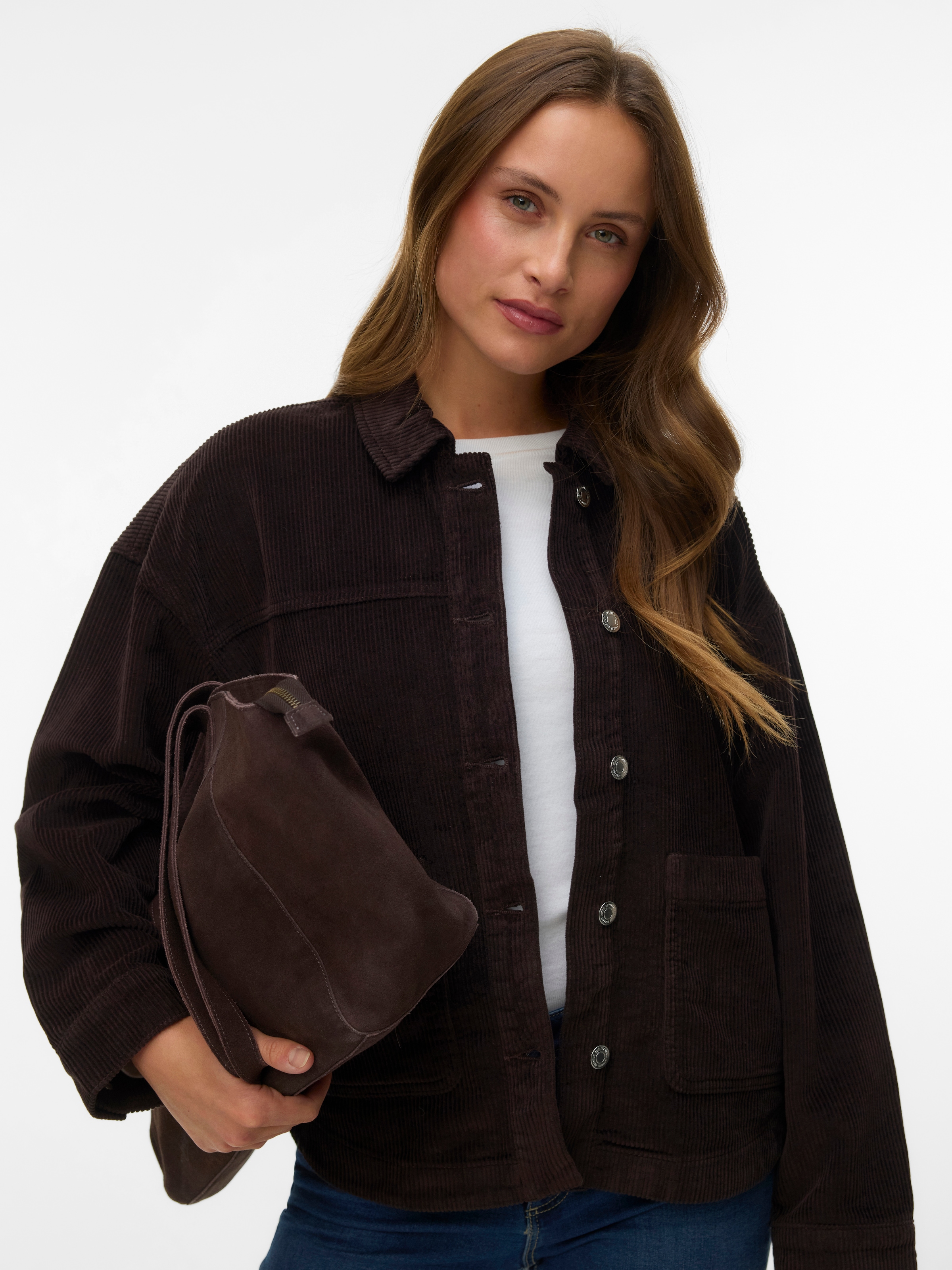 Vero Moda Cordjacke »VMJAMIE LS CORDUROY SHACKET MIX NOOS« Baumwolle