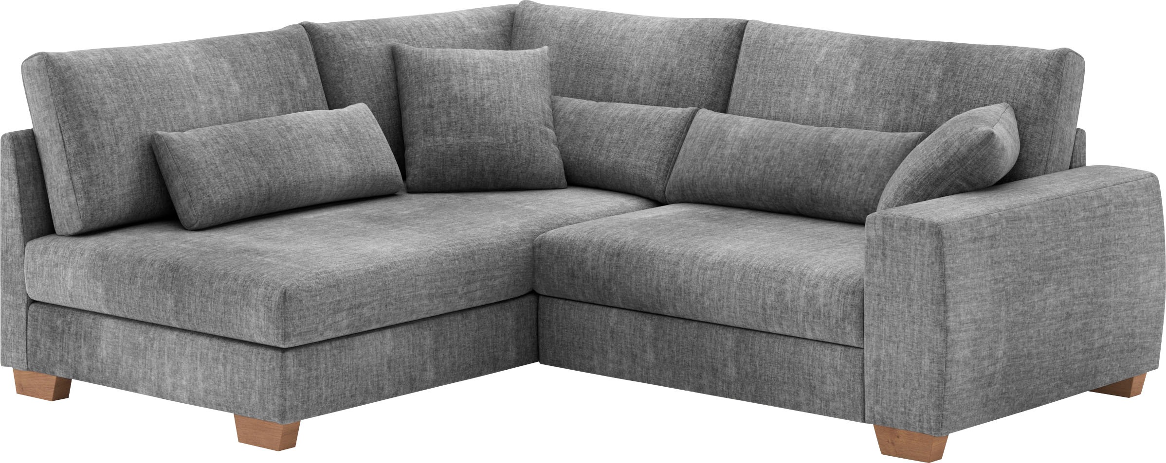 Mr. Couch Ecksofa »Hilla L-Form«, Mit Federkern, wahlweise mit Bettfunktion und Taschenfederkern