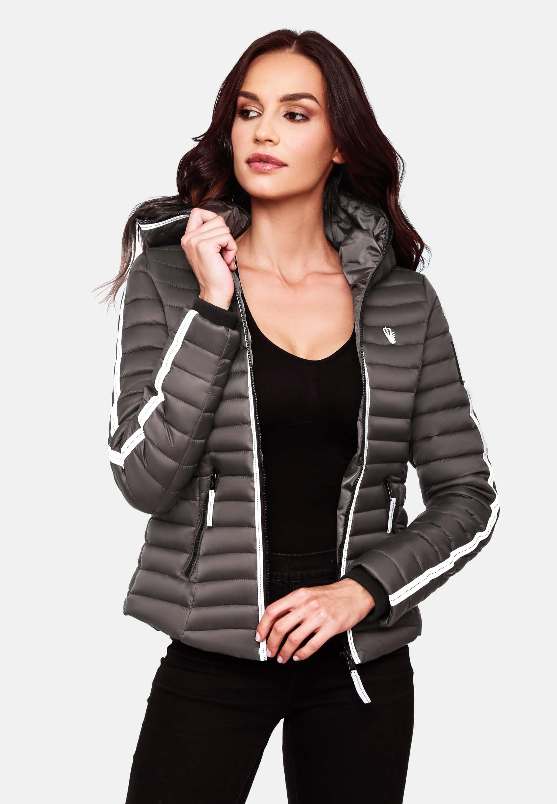 Navahoo Steppjacke »Übergangsjacke Kimuk Prc«, mit Kapuze, leichte Übergangsjacke mit Kapuze