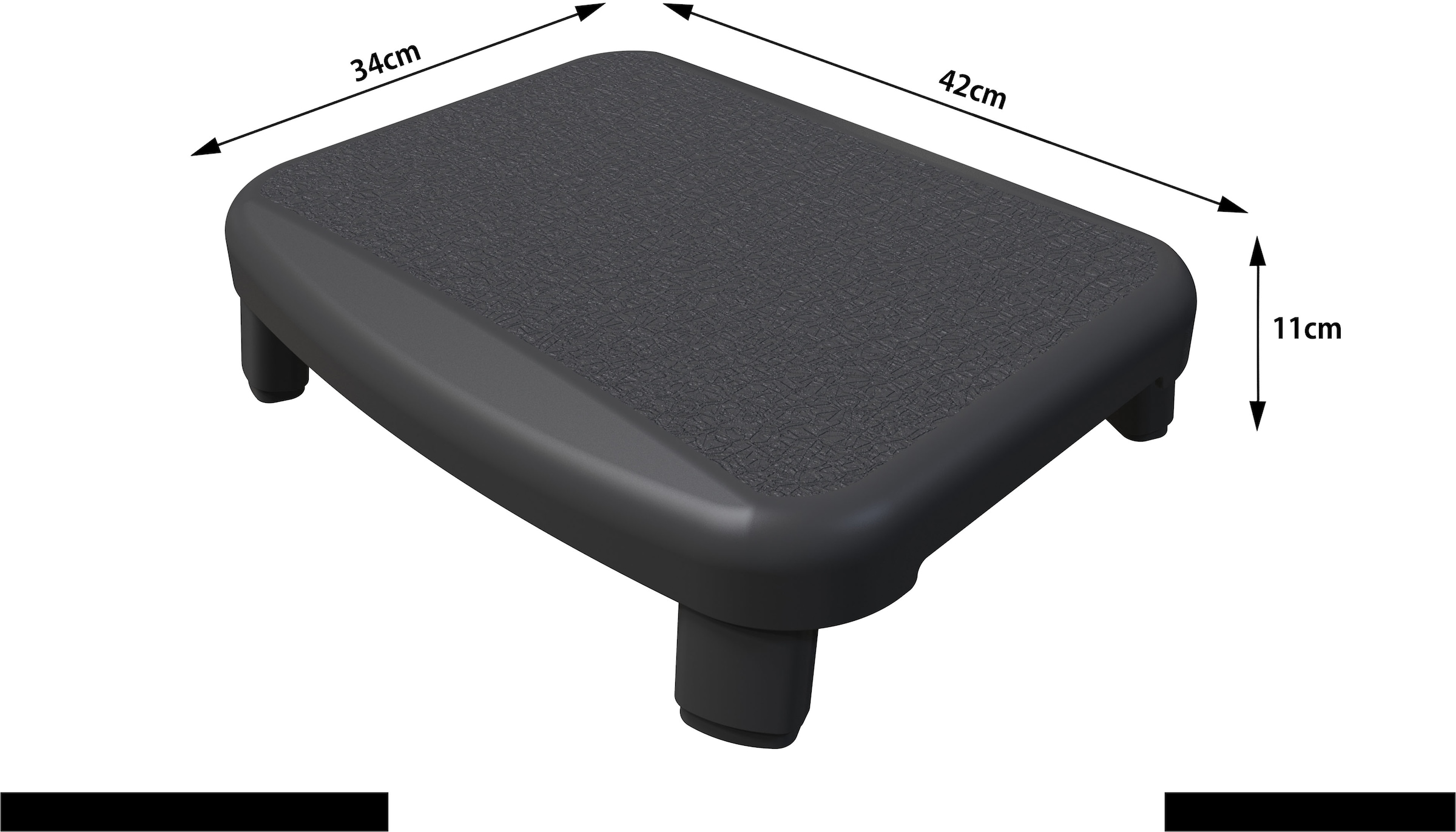 Bischof Bad-Stufe »Easy Step«, Belastbarkeit bis 200Kg, hohe Standsicherheit.