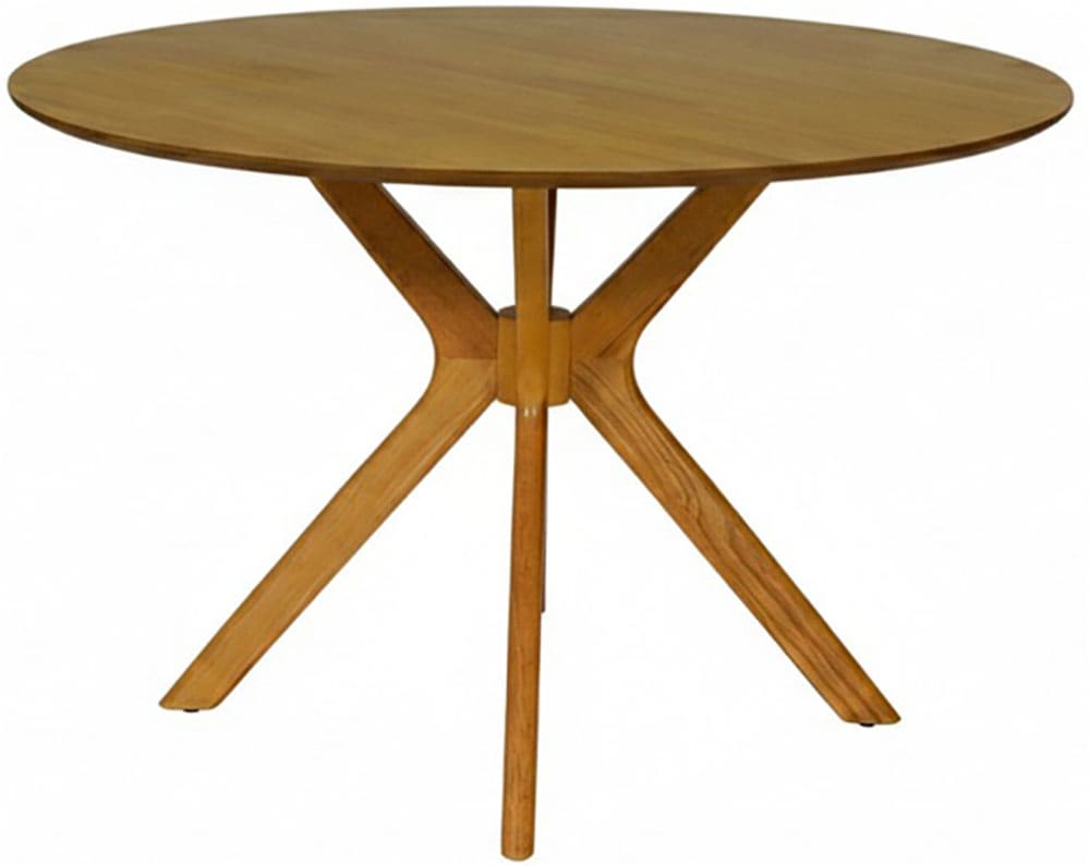 Jahnke Esstisch »DINE ROX« Esstisch, rund, Massivholz, Skandi-Look, für bis zu 4 Personen, 115 cm