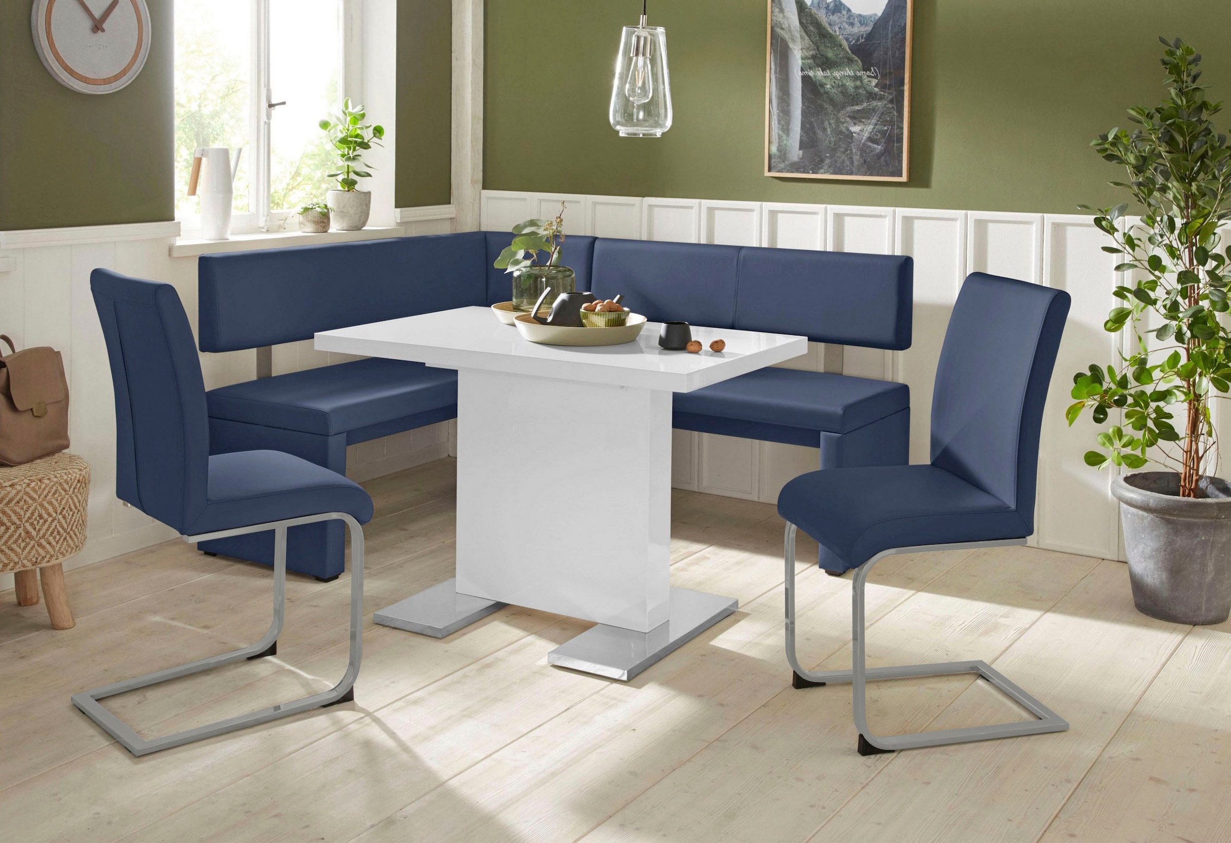 Home affaire Eckbank »Charissa« in 3 Größen, verschiedene Qualitäten