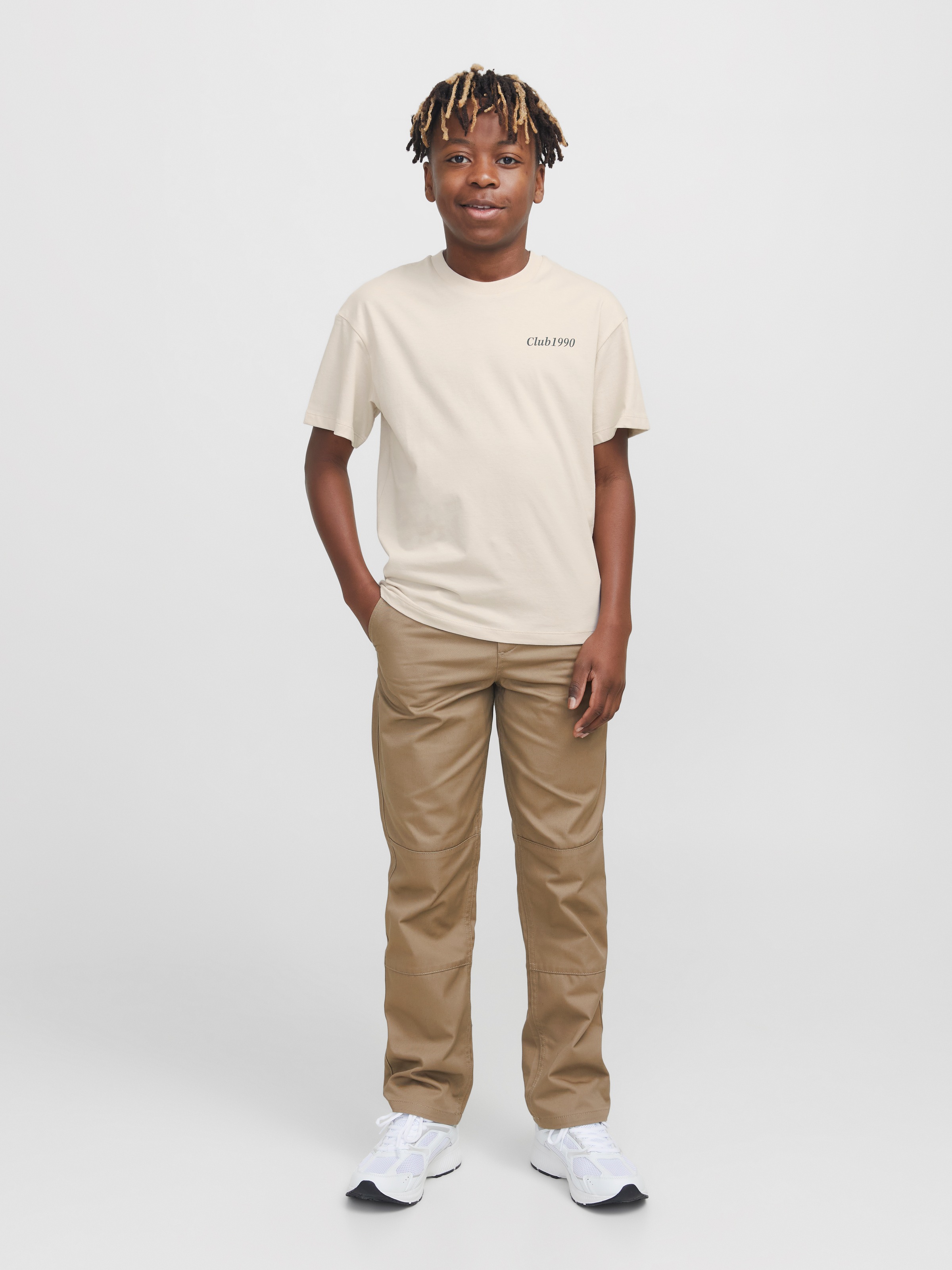Jack & Jones Junior Rundhalsshirt »JJEBRADLEY GRAPHIC TEE SS O-NECK JNR«