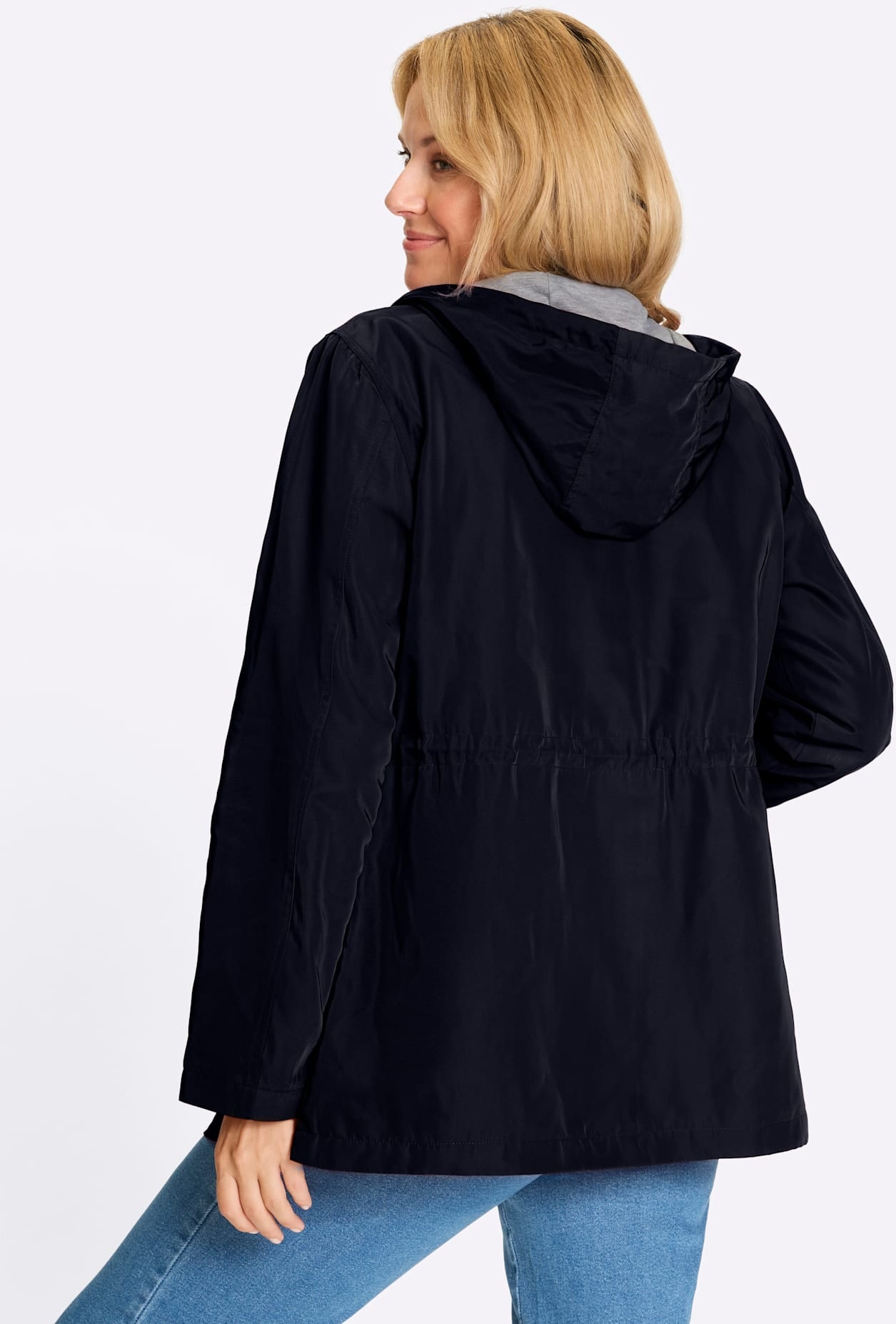 Classic Basics Langjacke mit Kapuze