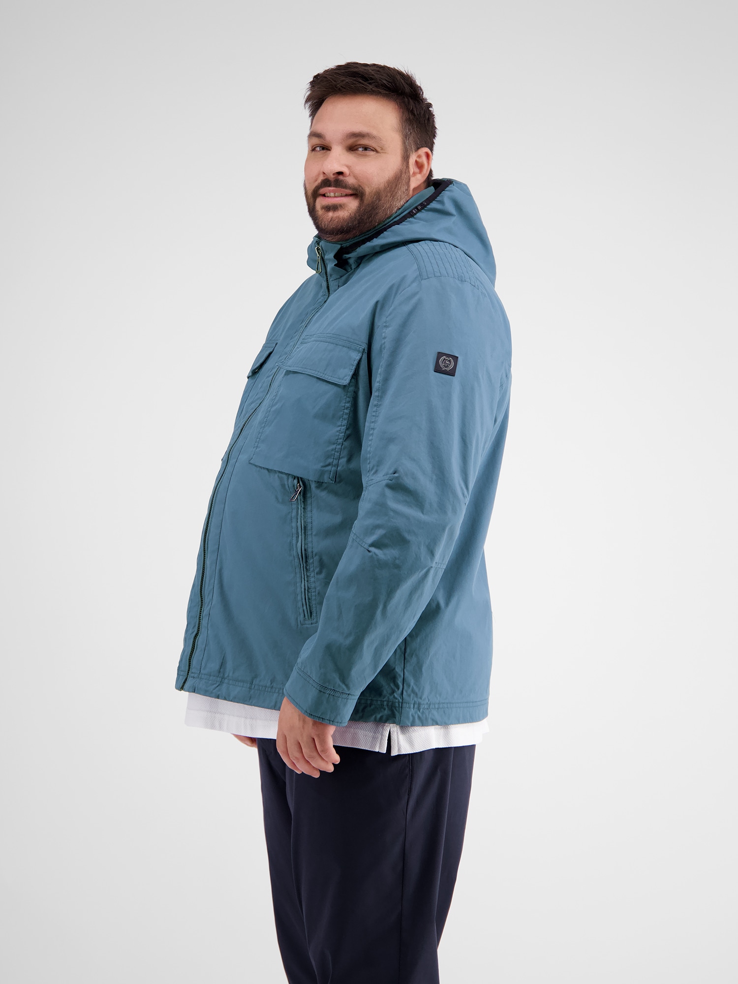 LERROS Outdoorjacke »LERROS Blouson mit abnehmbarer Kapuze«, mit Kapuze, Keine Angabe