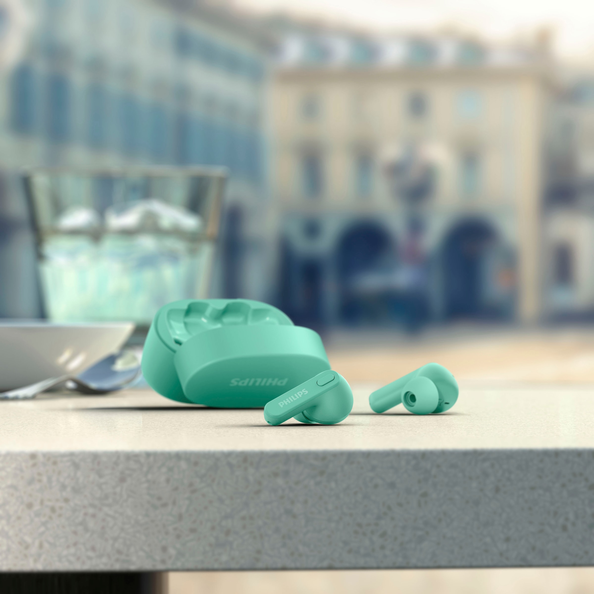 Philips wireless In-Ear-Kopfhörer »TAT2206«, Bluetooth-A2DP Bluetooth-AVRCP Bluetooth-HSP, True Wireless-Multi-Point-Verbindung-Rauschunterdrückung-integrierte Steuerung für Anrufe und Musik