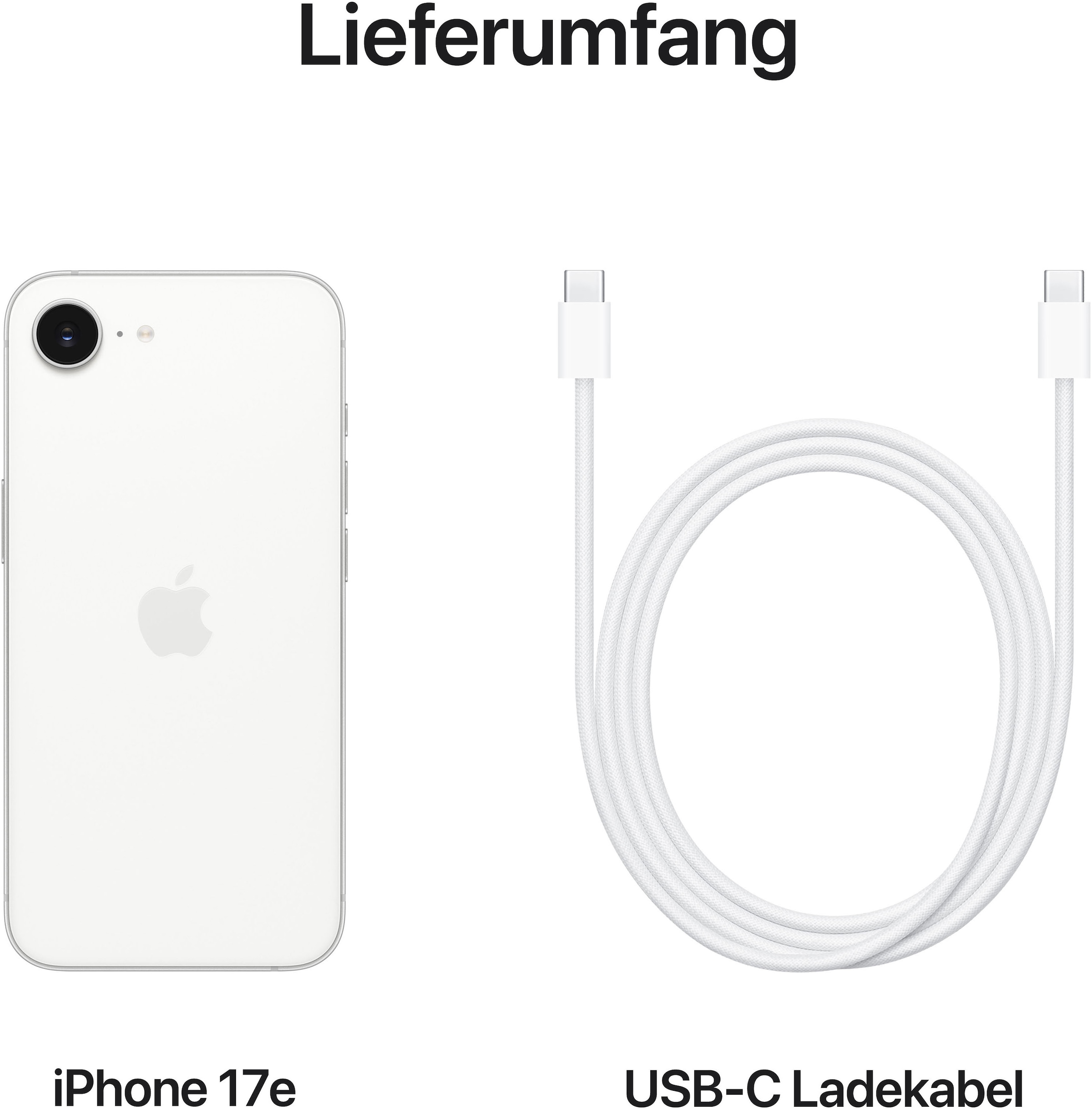 Apple Smartphone »iPhone 17e« White